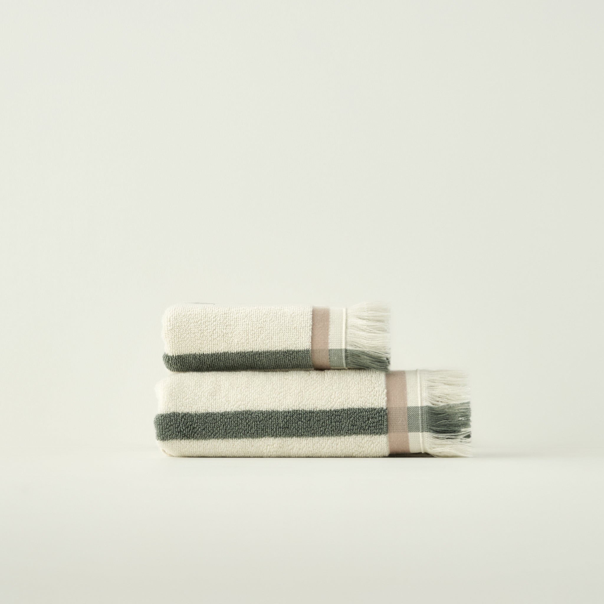 Ella Striped Cotton Washcloth