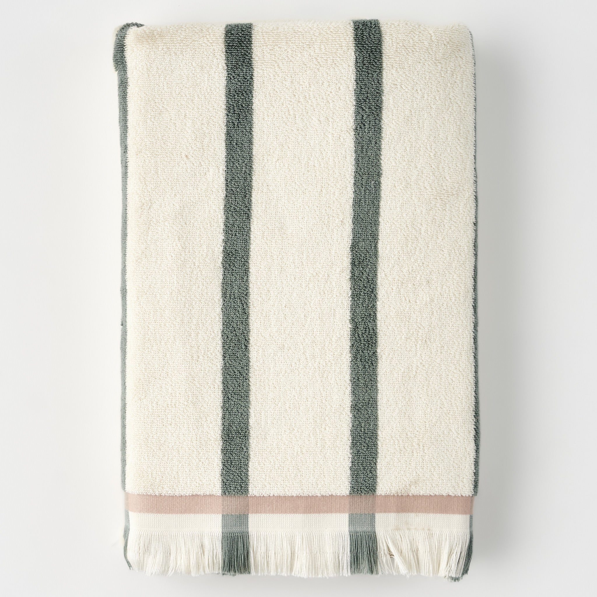 Ella Striped Cotton Bath Towel