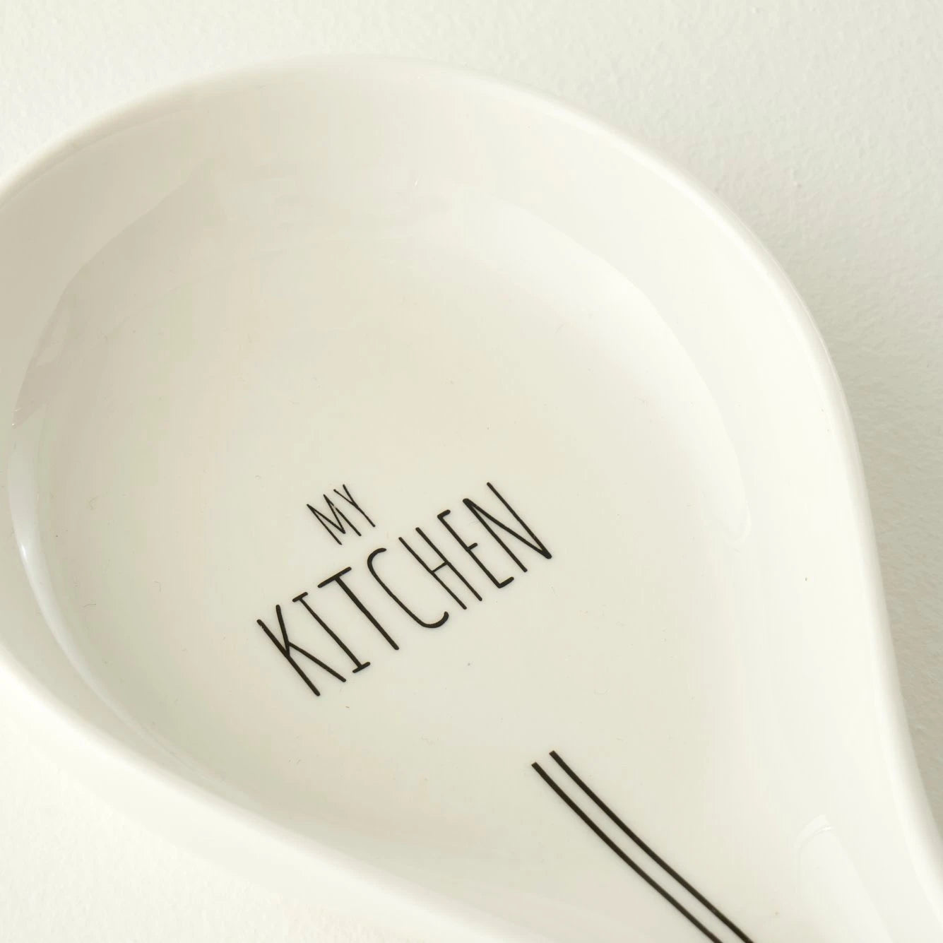 My Kitchen Porcelain Spoon Rest