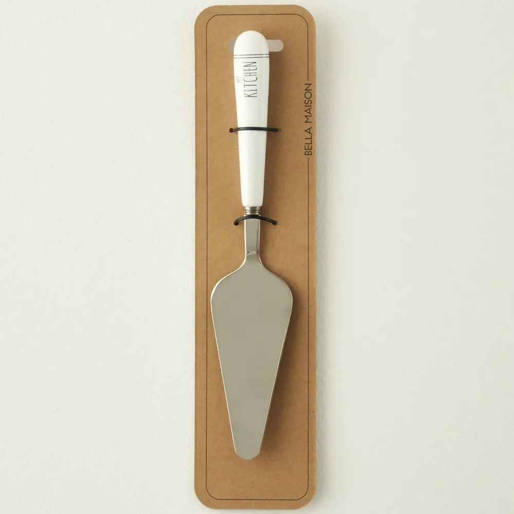 My Kitchen Cake Server with Porcelain Handle
