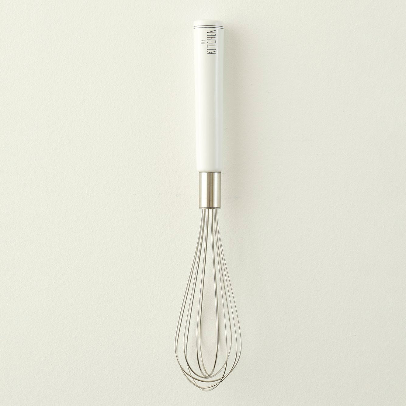 My Kitchen Stainless Steel Whisk With Porcelain Handle