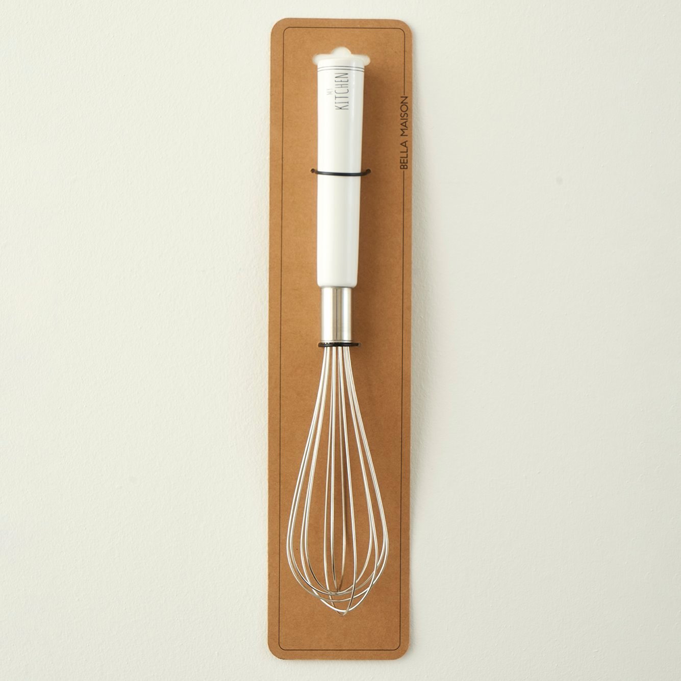 My Kitchen Stainless Steel Whisk With Porcelain Handle