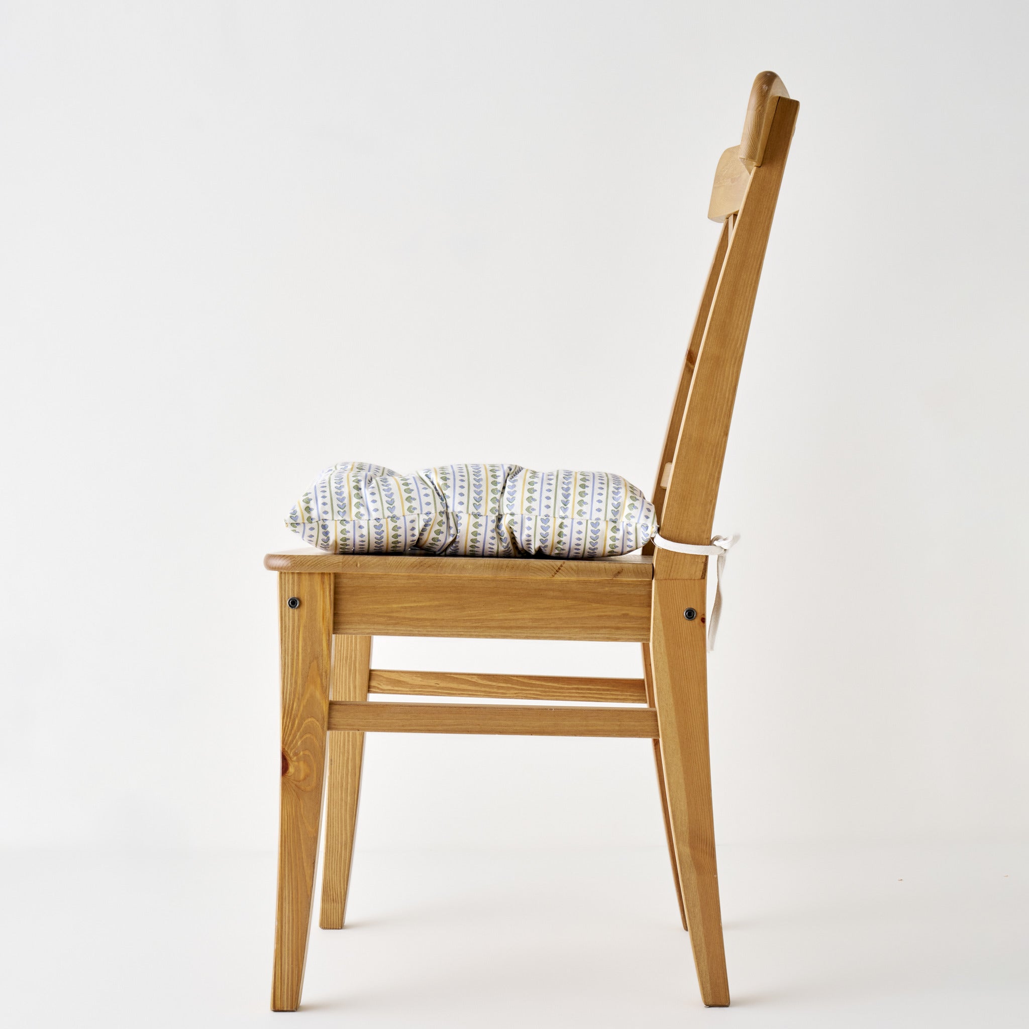 Lemoncello Striped Chair Cushion