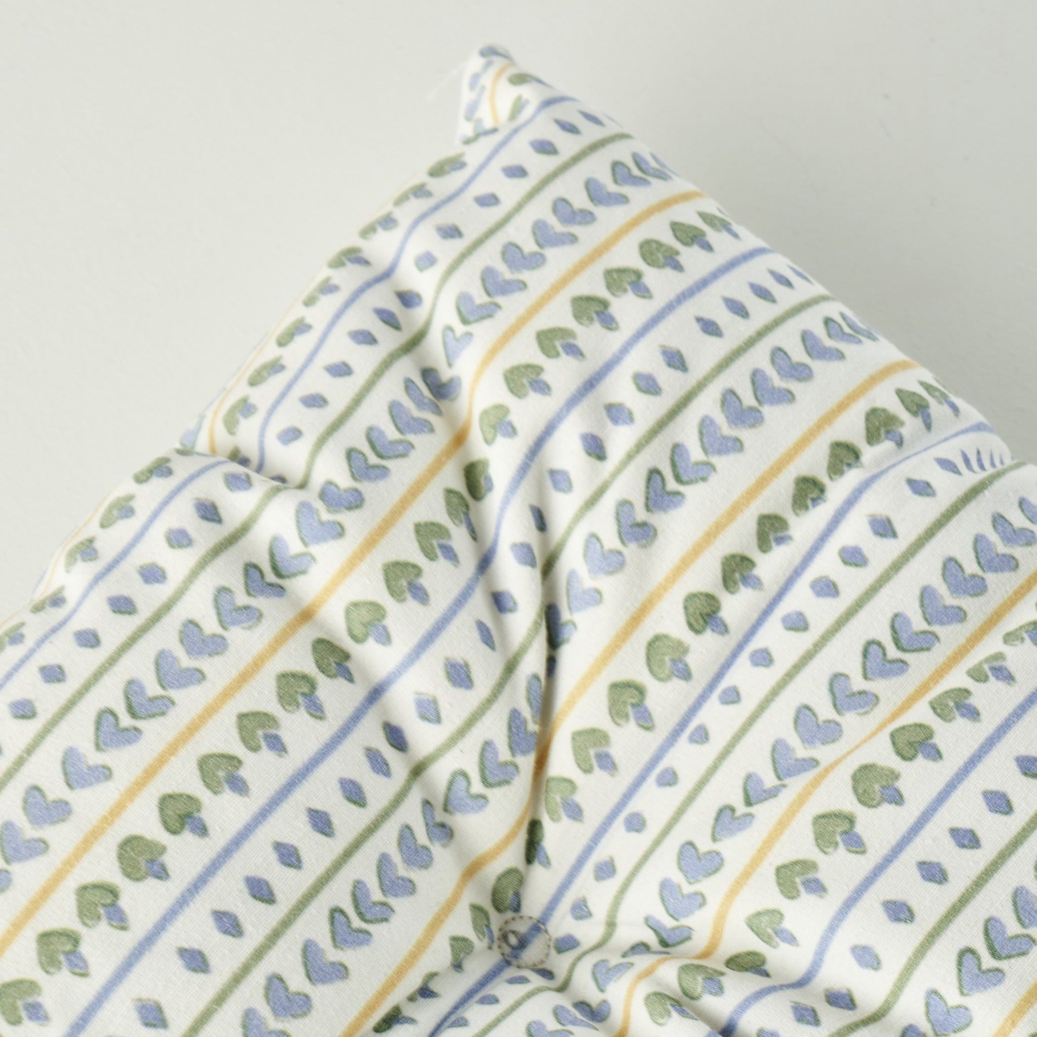 Lemoncello Striped Chair Cushion