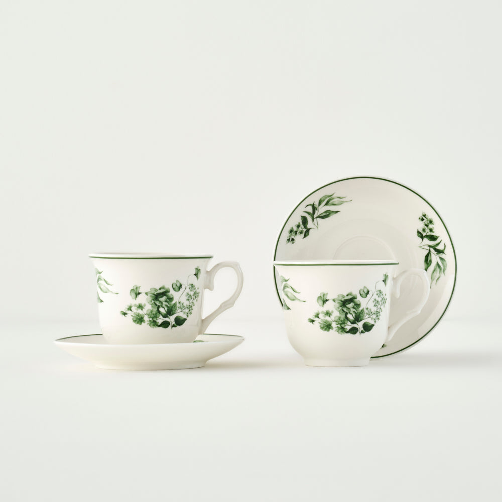 Julia New Bone Set of 2 Tea Cups