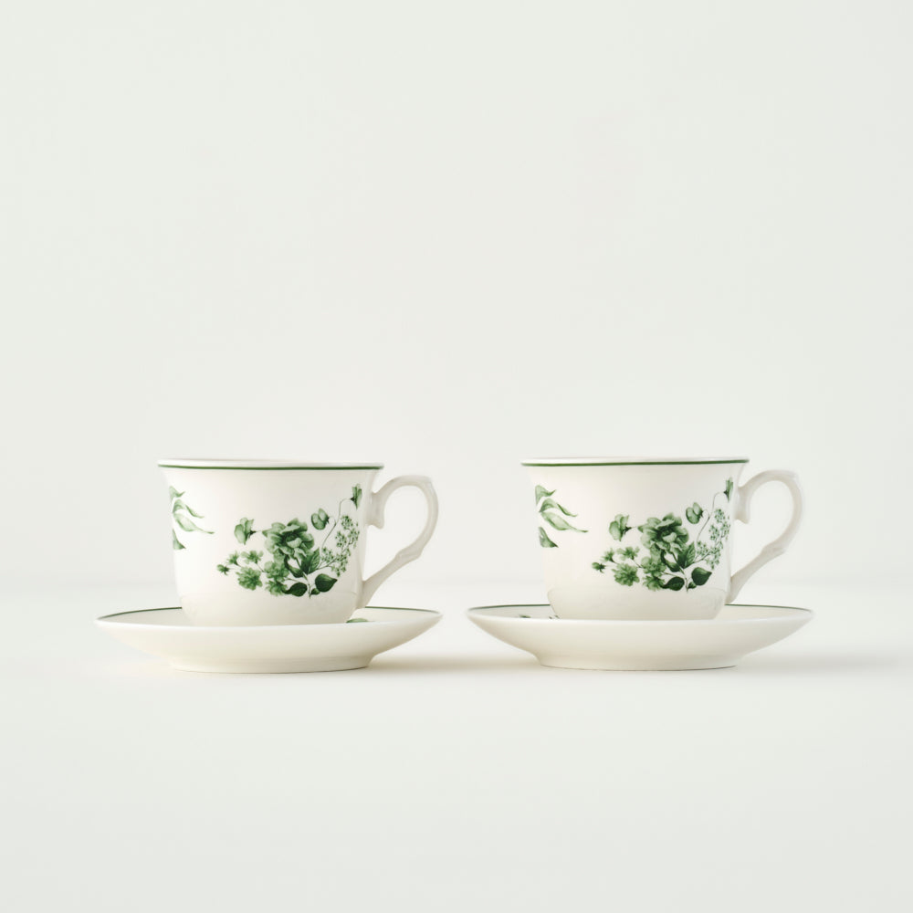 Julia New Bone Set of 2 Tea Cups detail view