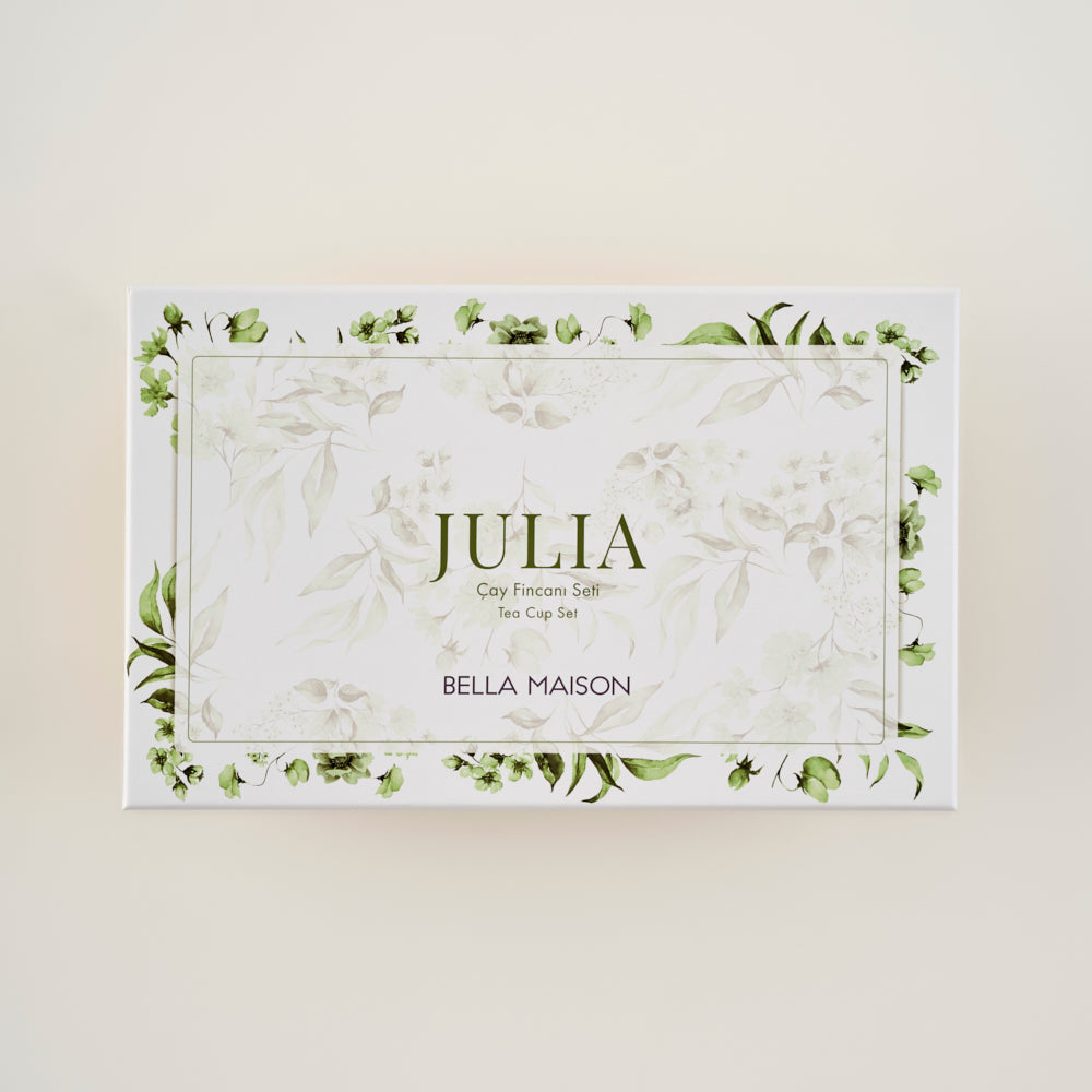Julia New Bone Set of 2 Tea Cups detail view