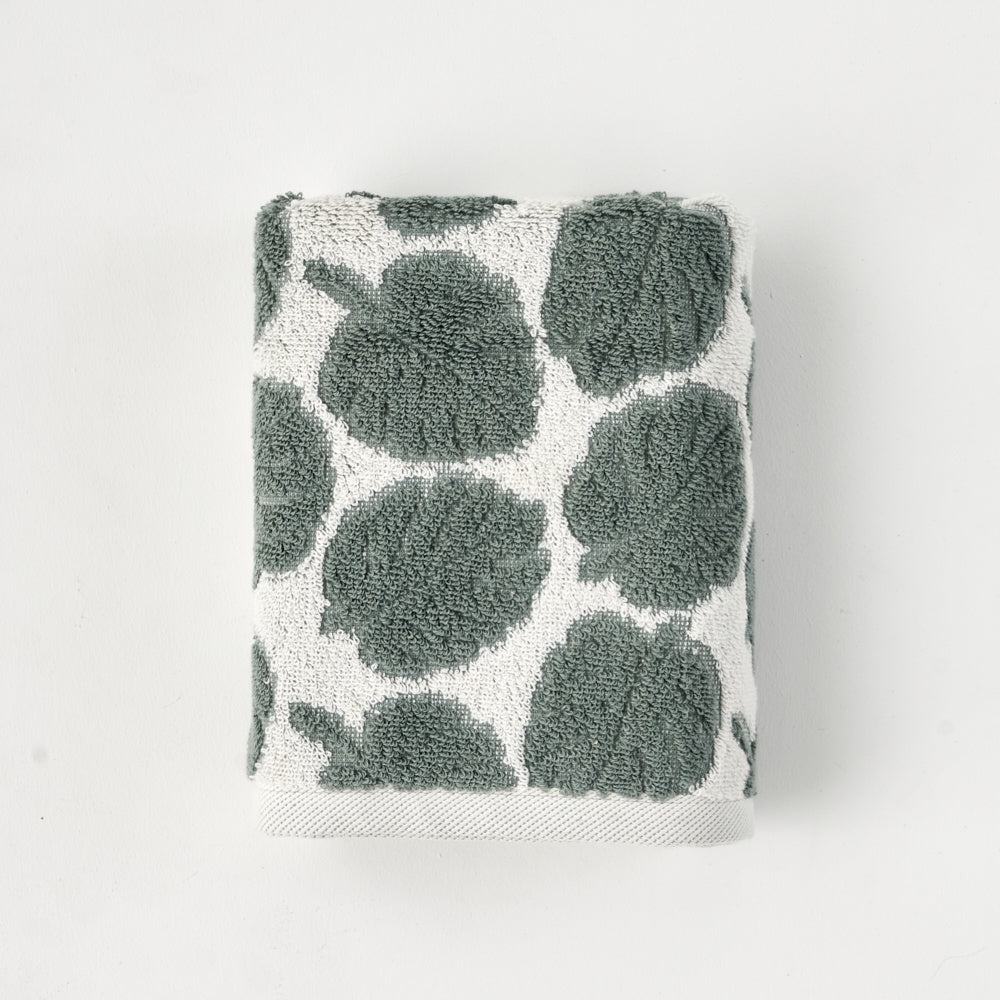 Monstera Turkish Cotton Face Towel