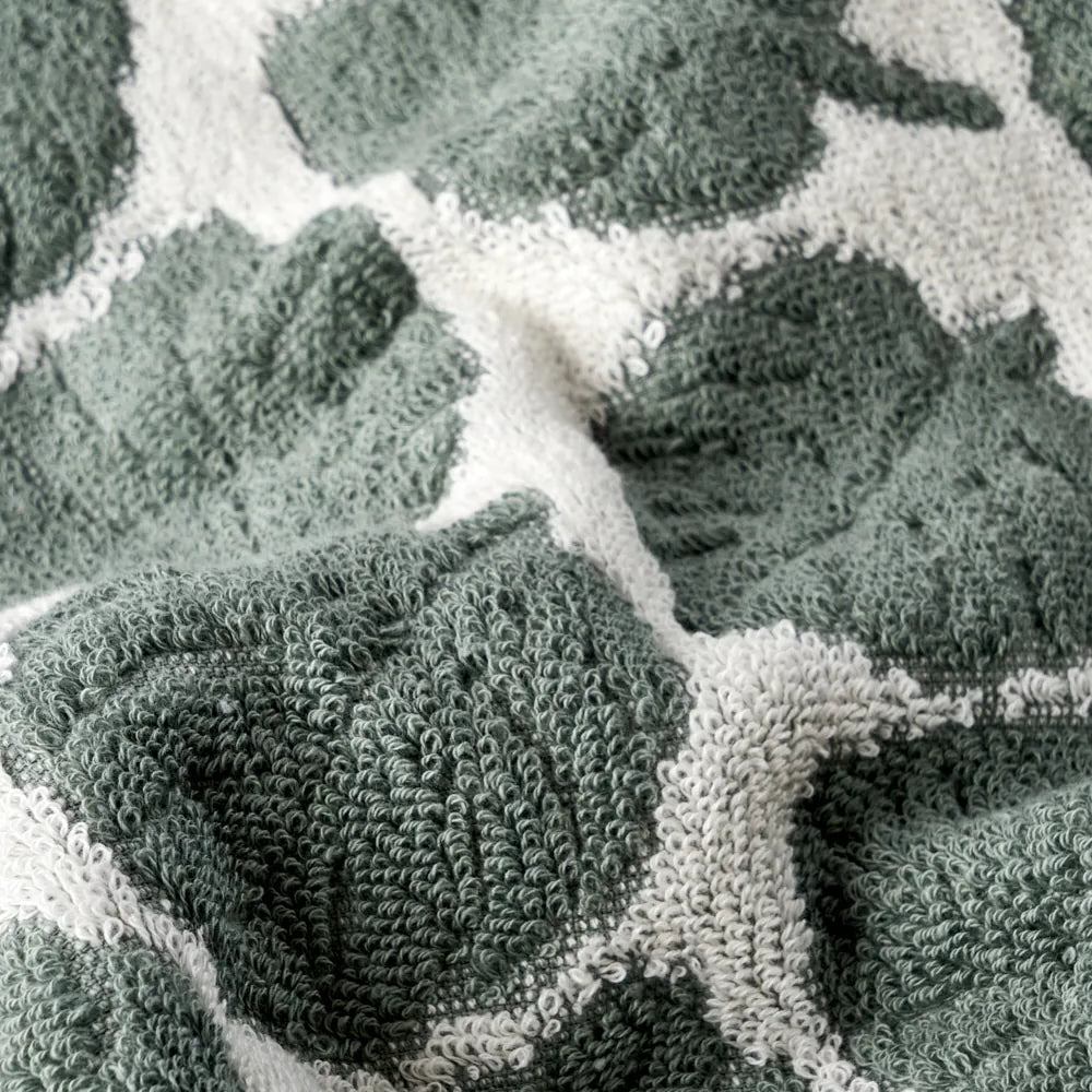 Monstera Turkish Cotton Face Towel
