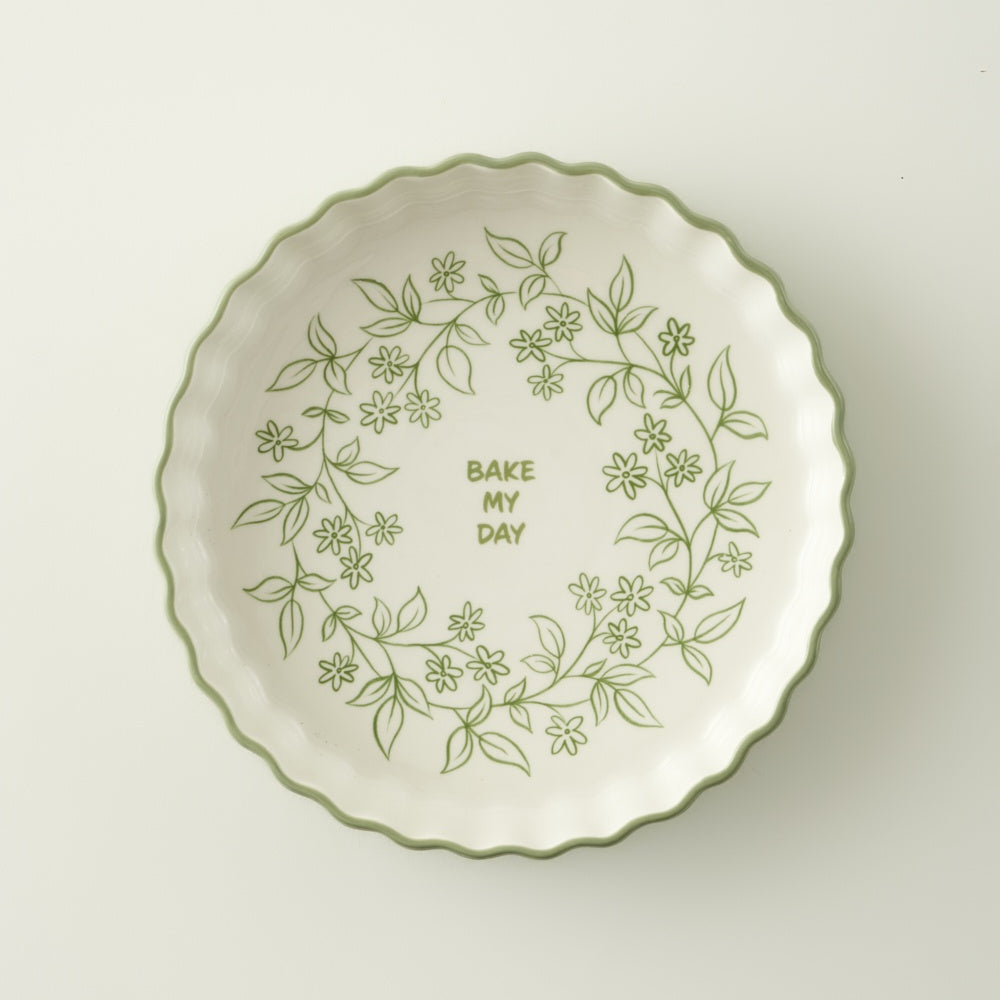 Floral Stoneware Baking Dish additional view