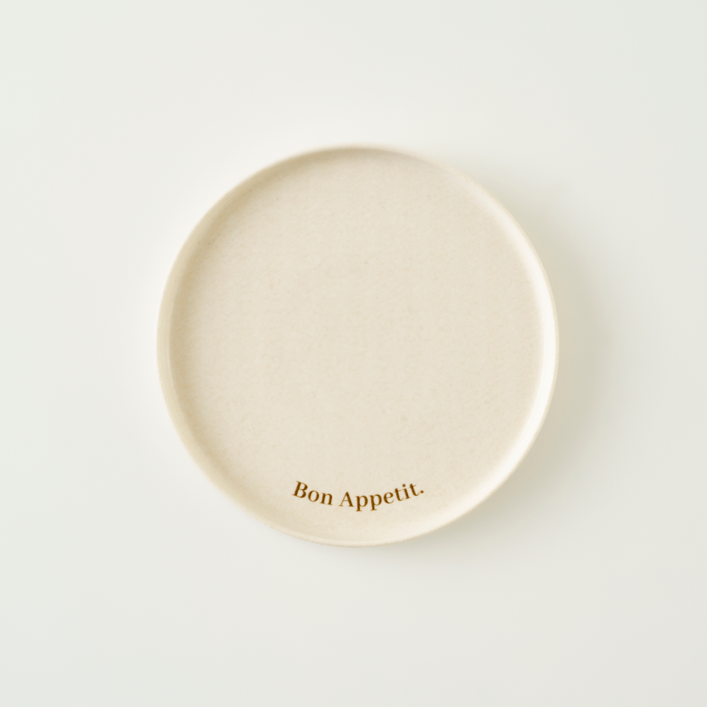 Bon Appétit Porcelain Dessert Plate