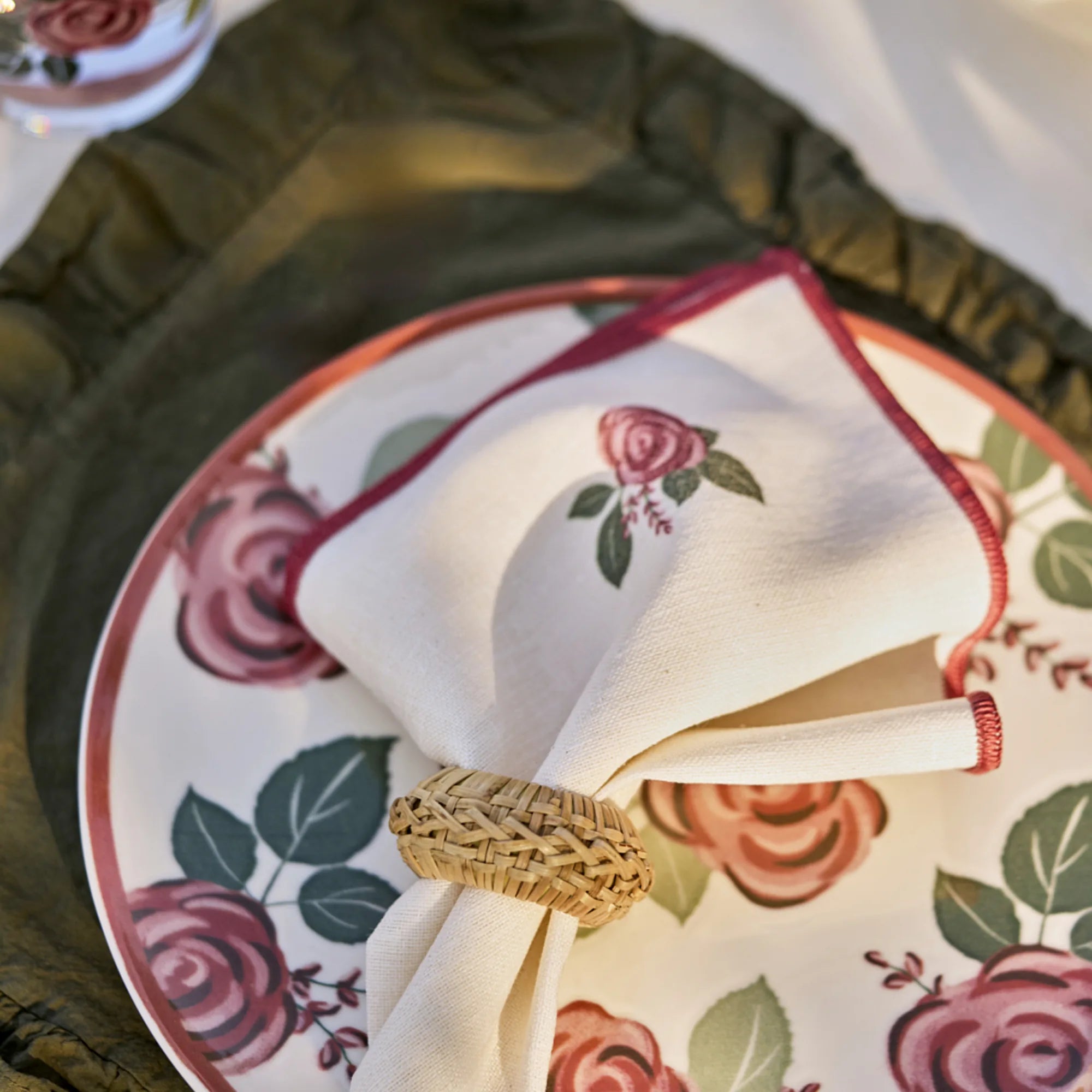 Rose Printed Napkin