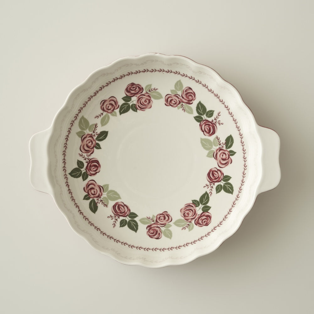 Rose Porcelain Baking Dish additional view