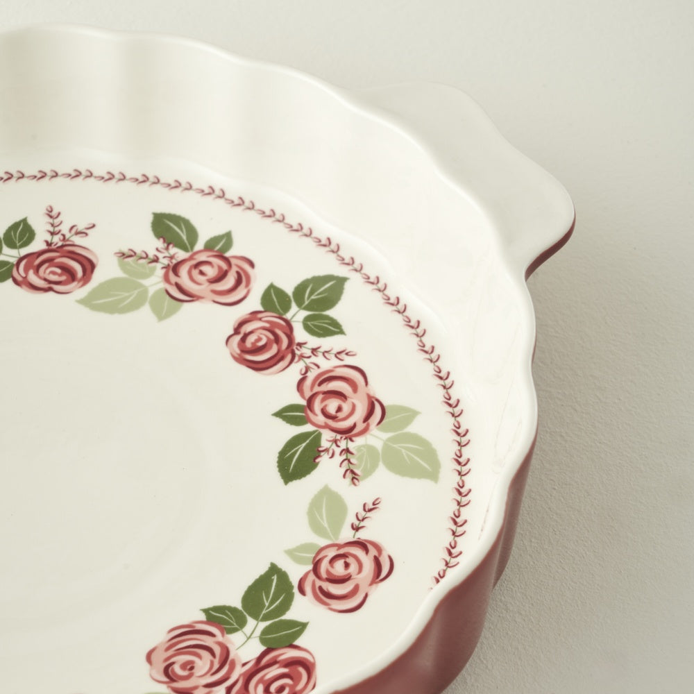 Rose Porcelain Baking Dish additional view