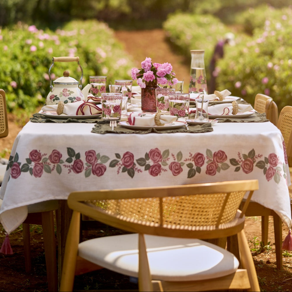 Rose Print Tablecloth additional view