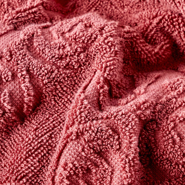 Rose Jacquard Turkish Cotton Hand Towel