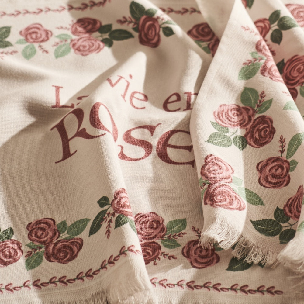 Rose Print Kitchen Tea Towels (Set of 2) additional view