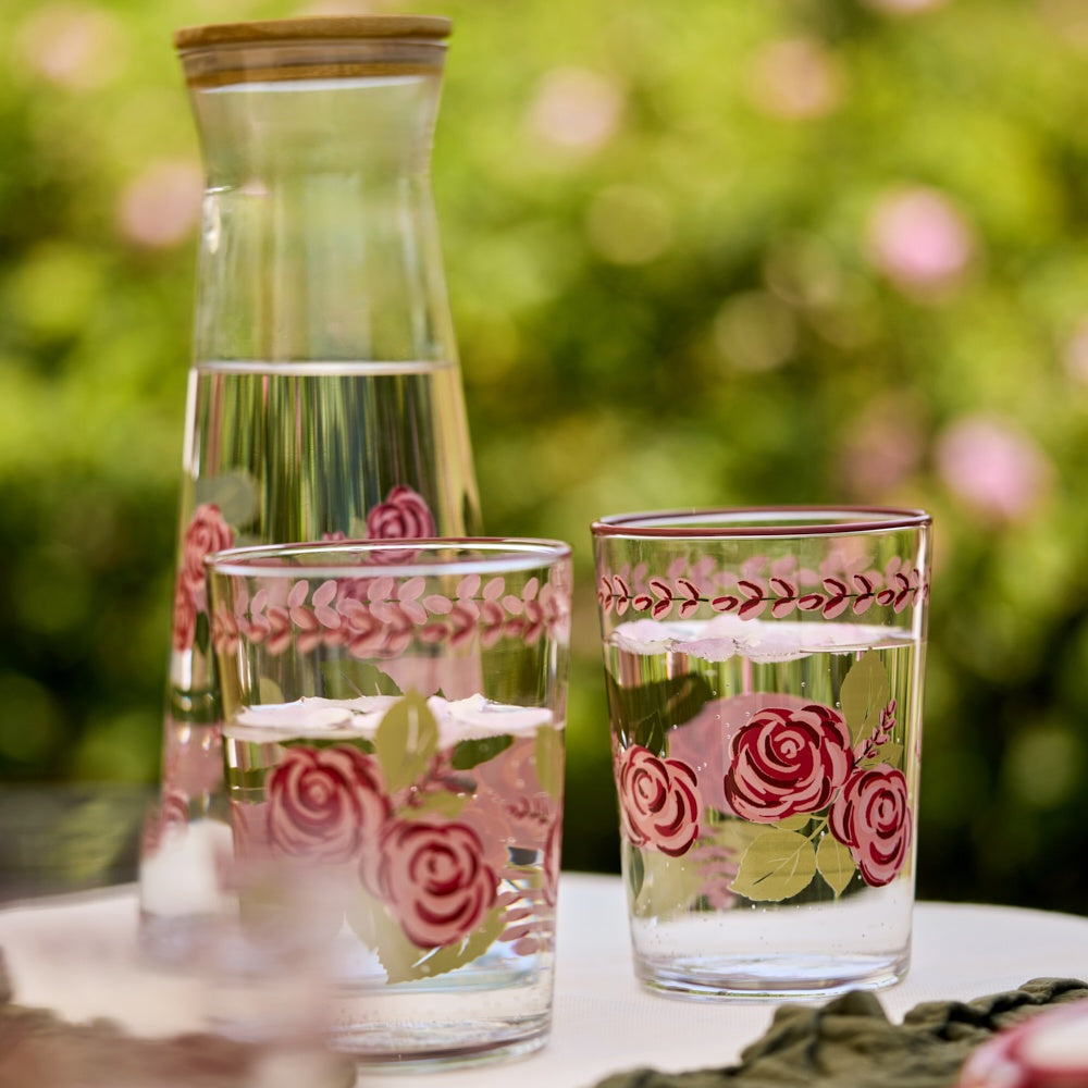 Rose Glass Carafe additional view