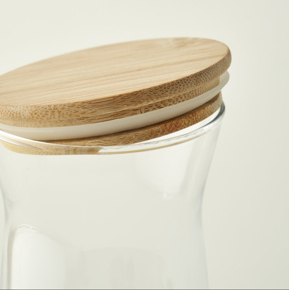 Rose Glass Carafe design detail