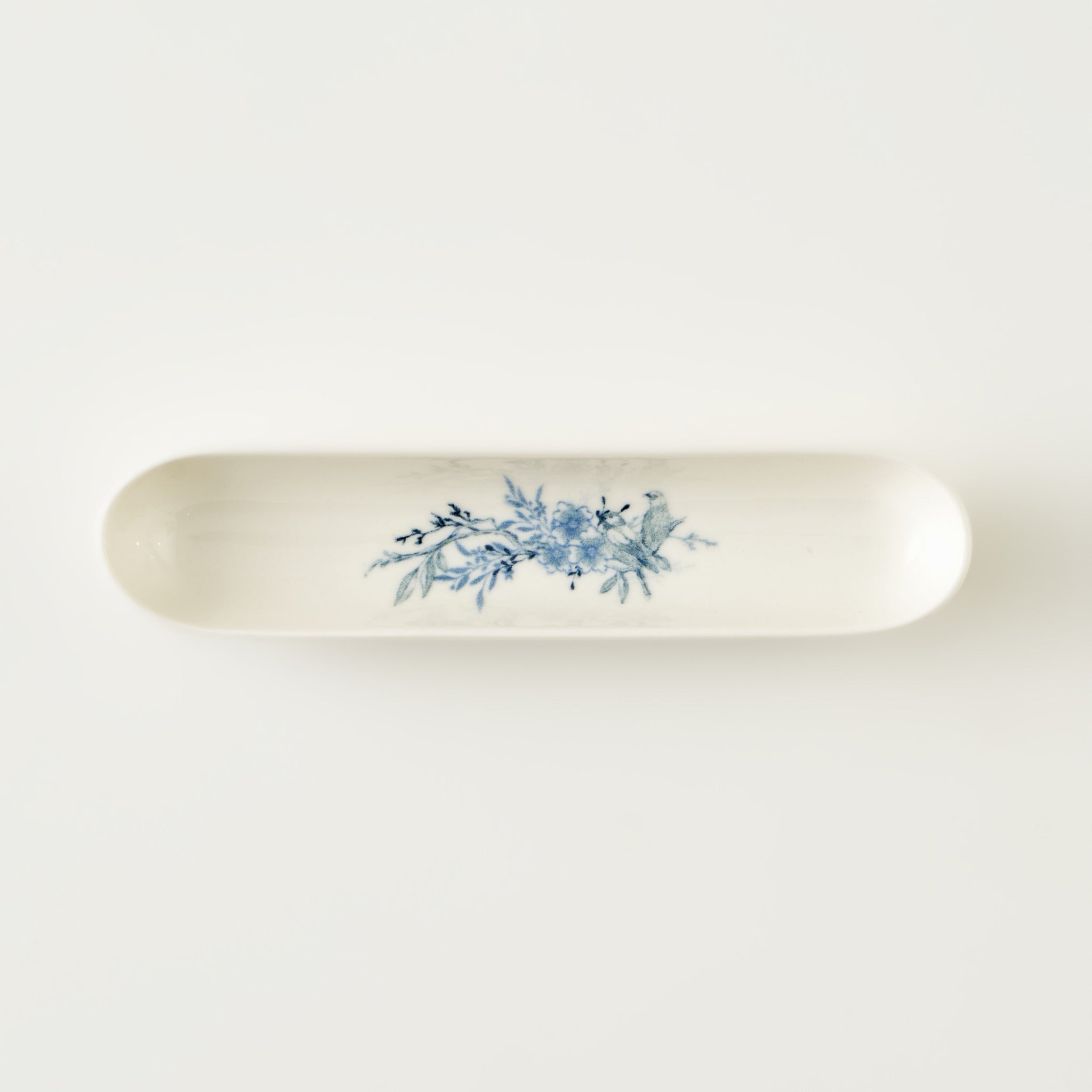 Bleu Blanc Porcelain Olive Tray
