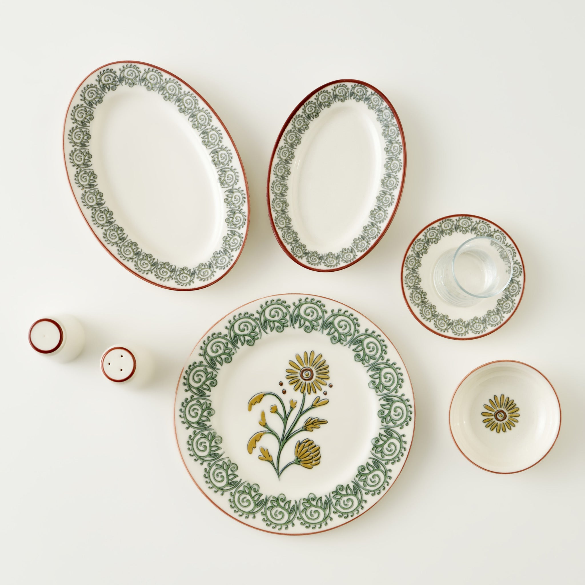 Indian Porcelain Appetizer Dish