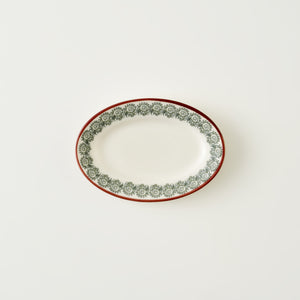 Indian Porcelain Oval Serving Platter