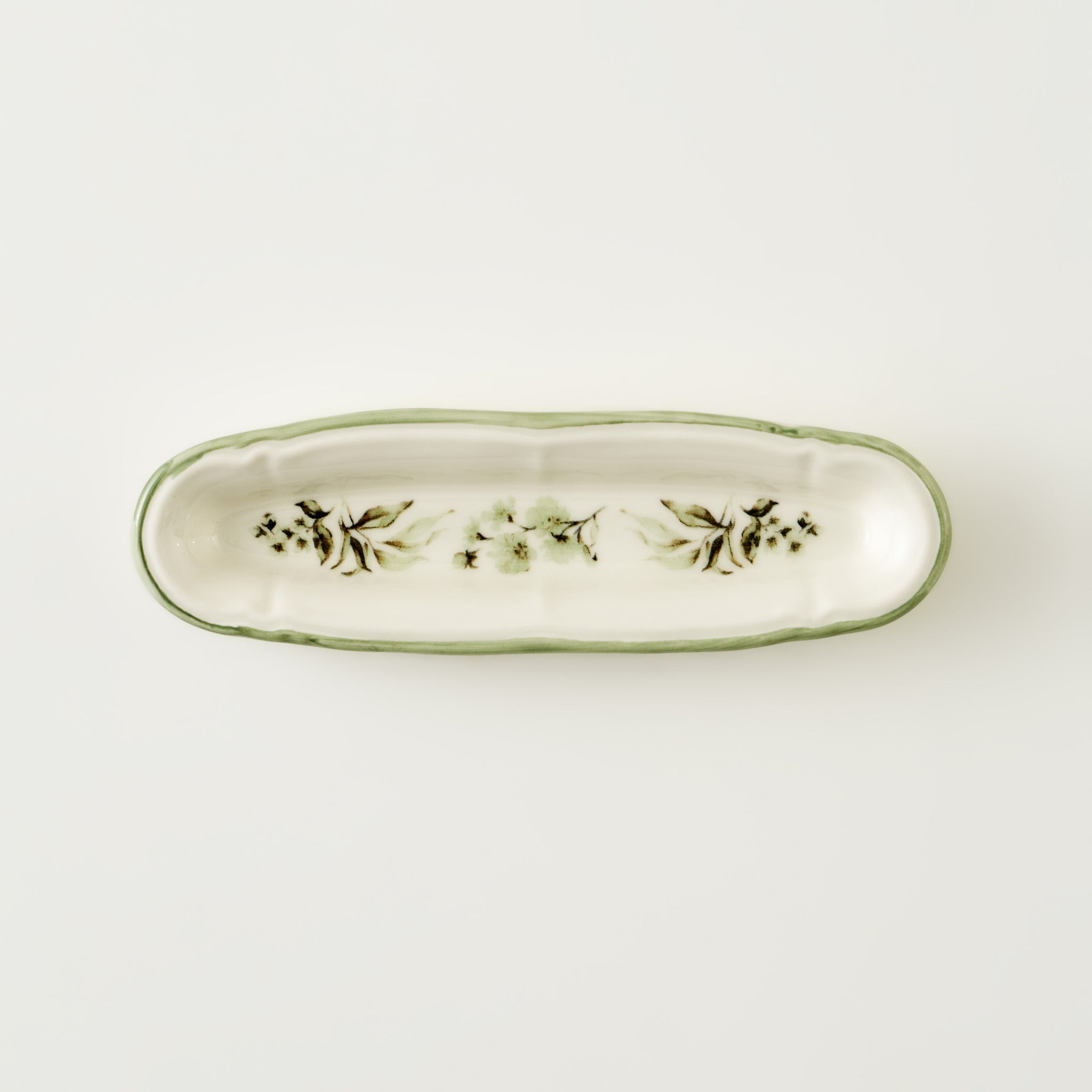 Julia Stoneware Olive Tray