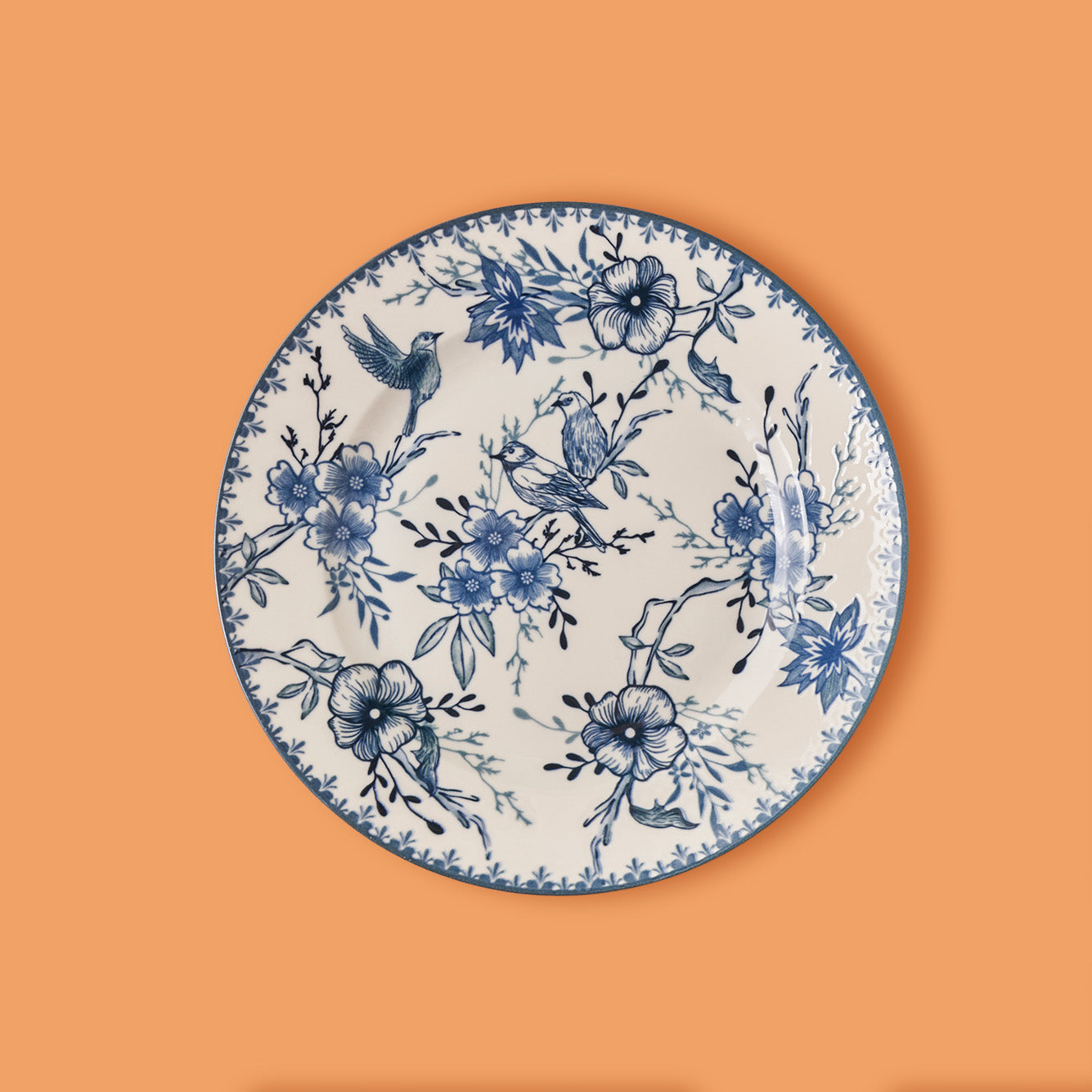 Bleu Blanc Dinner Plate