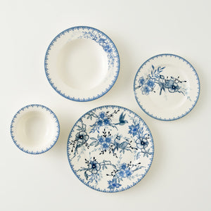 Bleu Blanc Porcelain Salad Plate