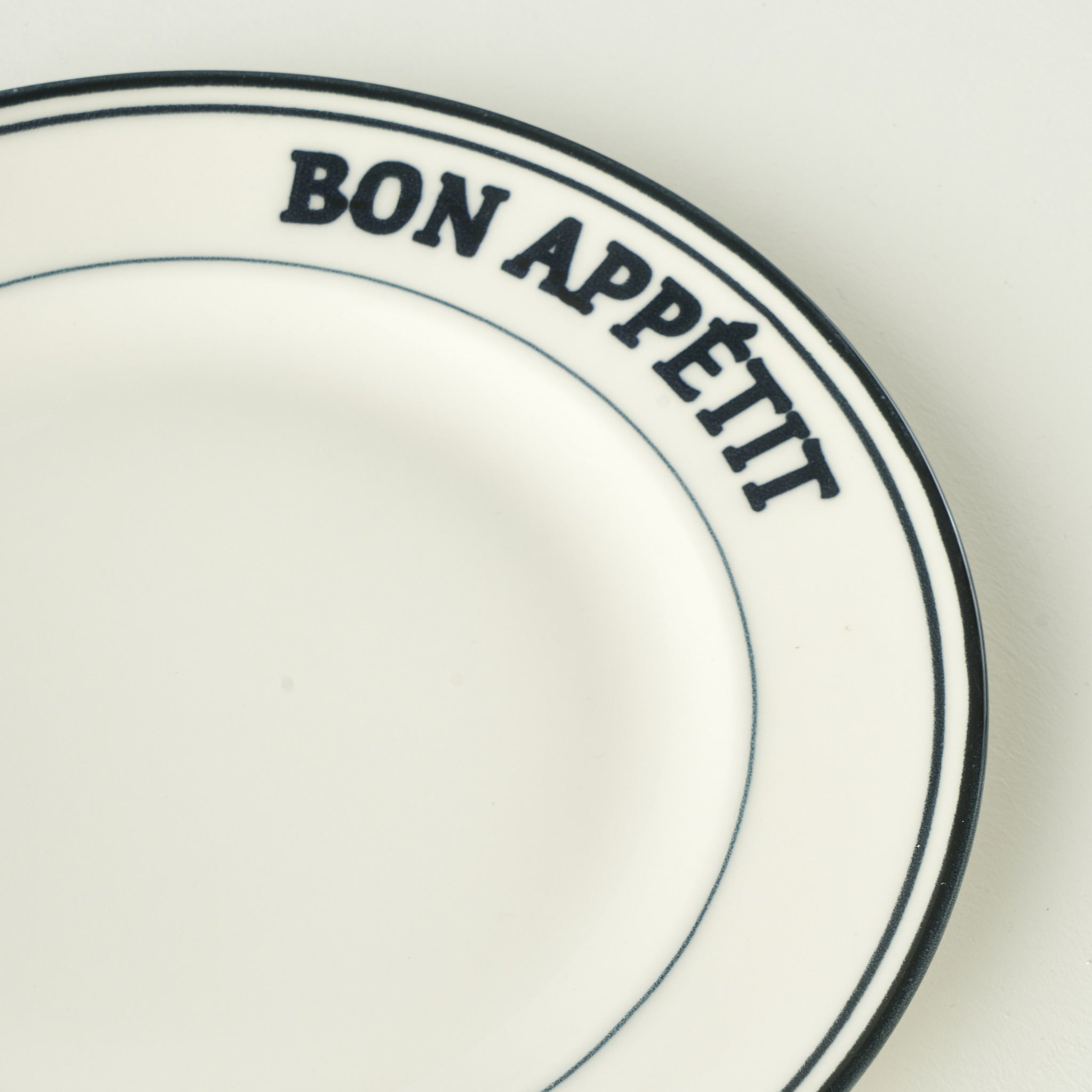 Bon Appetit Porcelain Dinner Plate