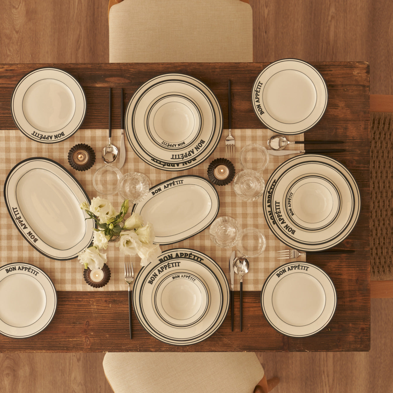 Bon Appetit Porcelain Salad Plate