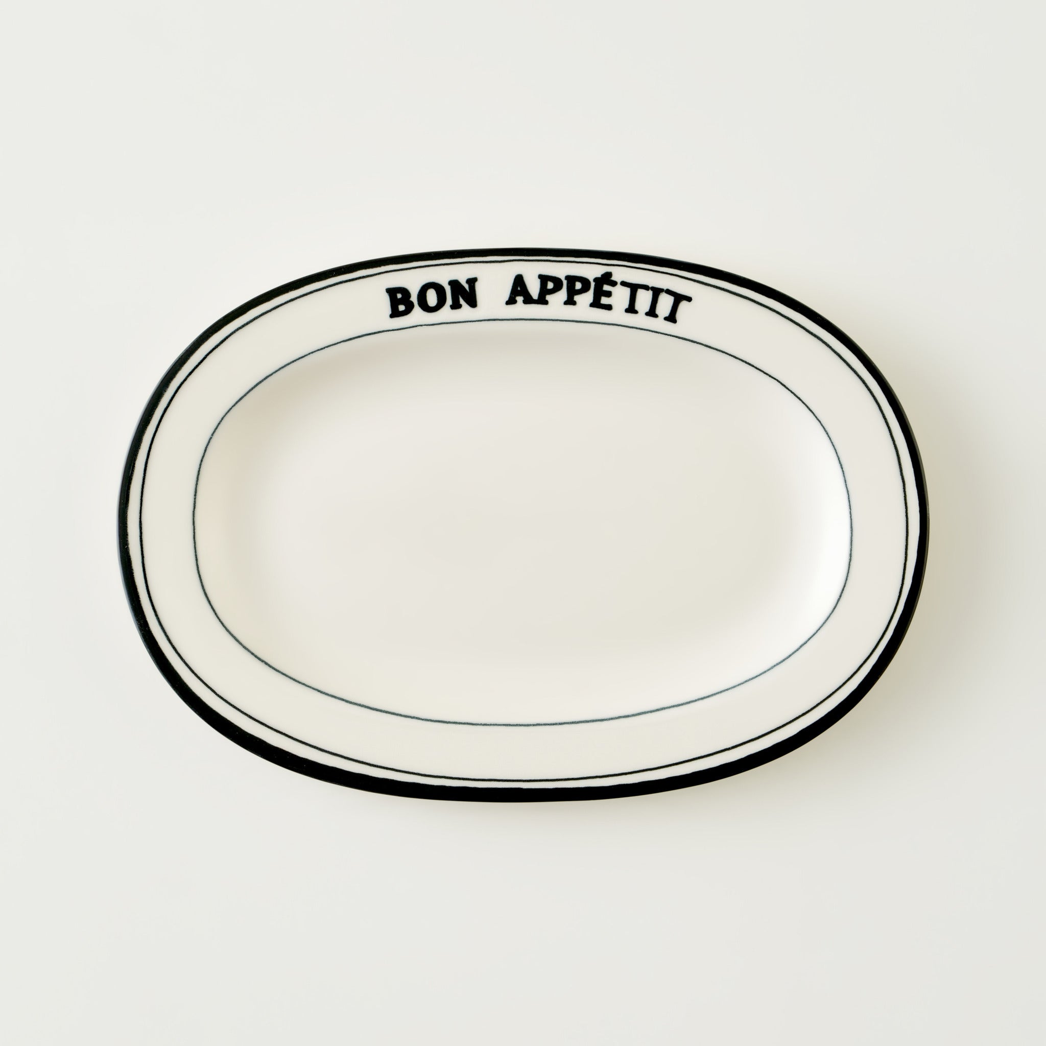 Bon Appetit Porcelain Serving Platter