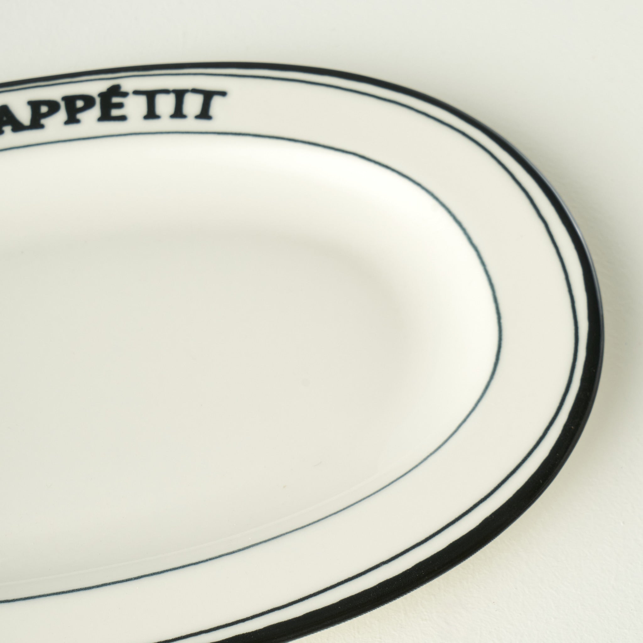Bon Appetit Porcelain Serving Platter