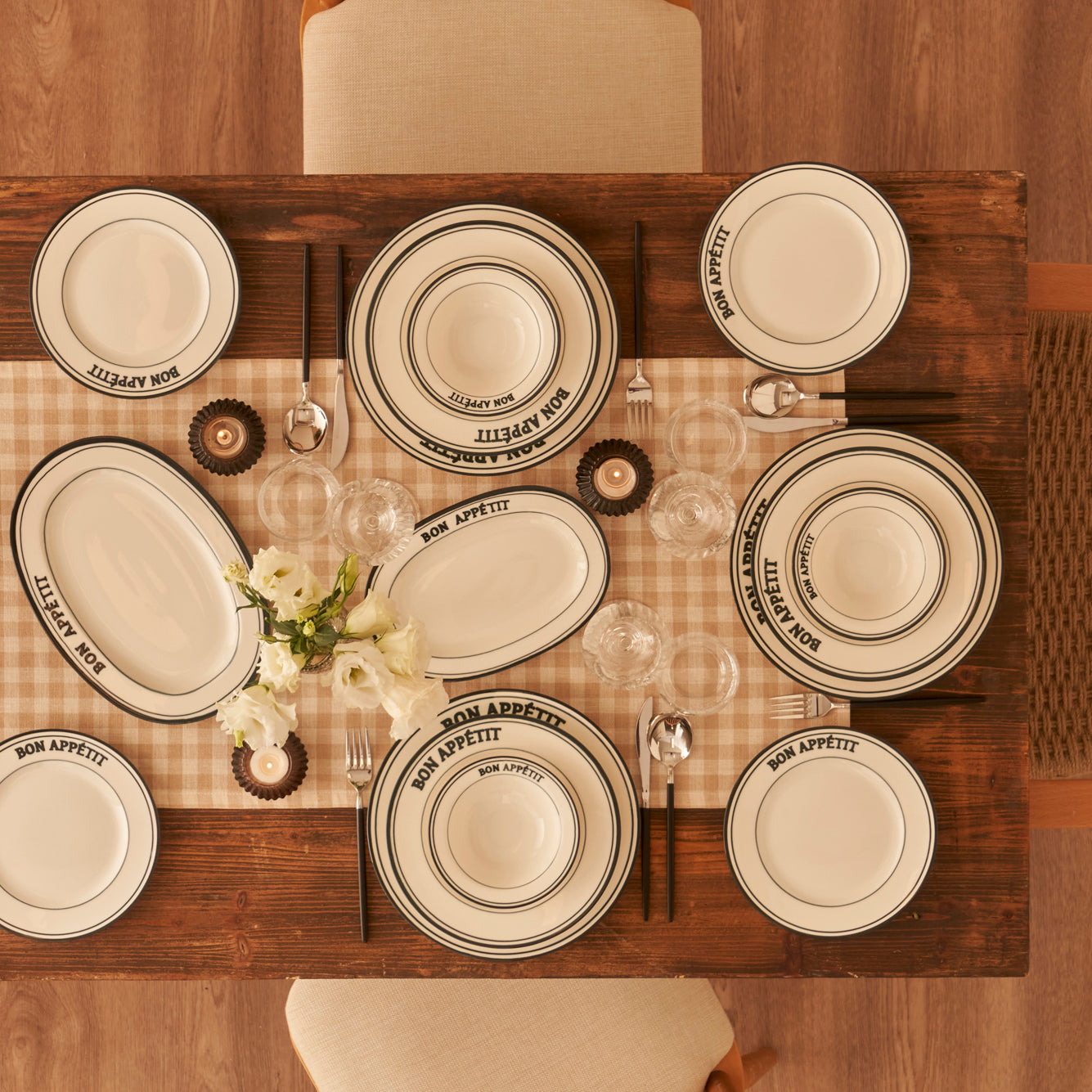 Bon Appetit Serving Plate