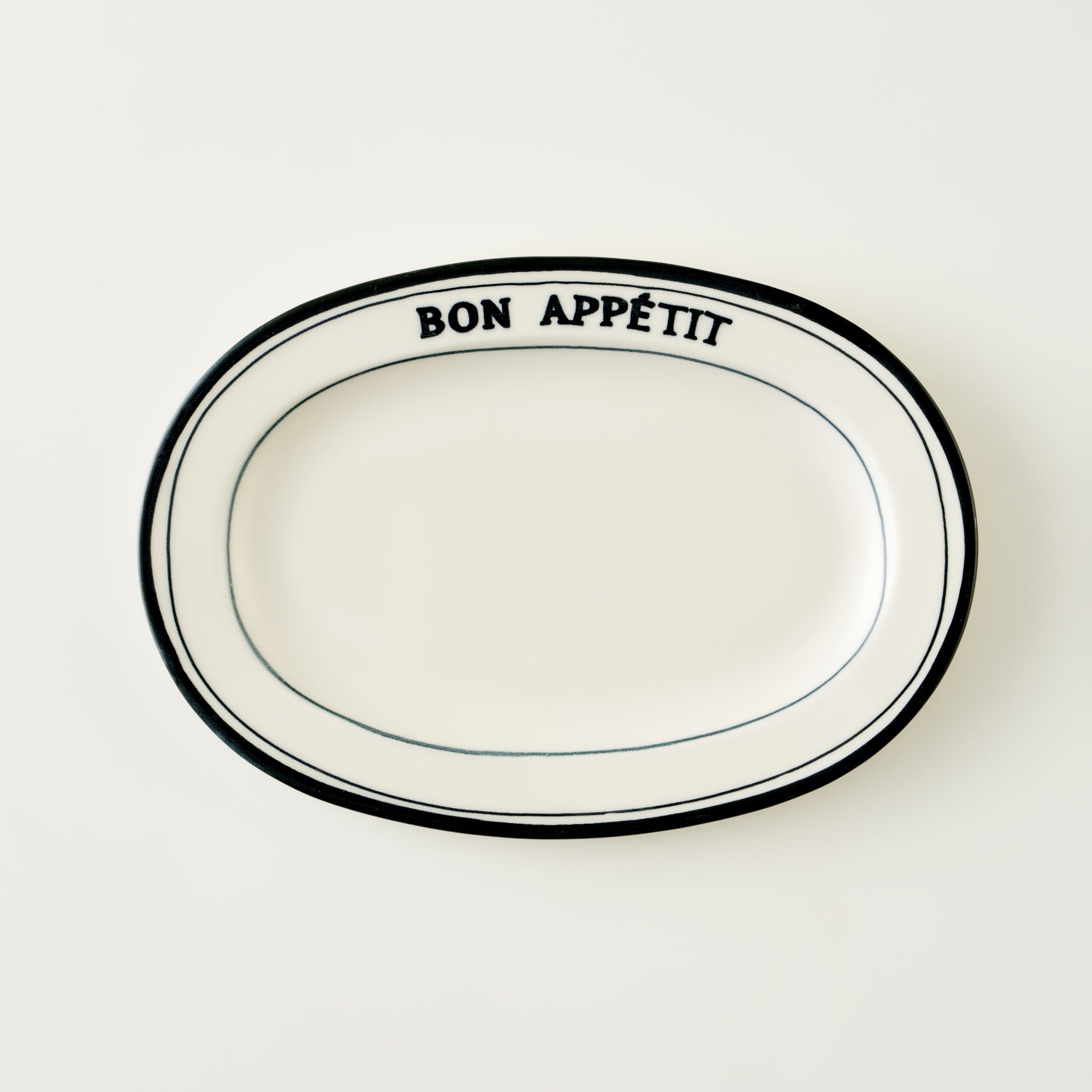 Bon Appetit Porcelain Serving Platter