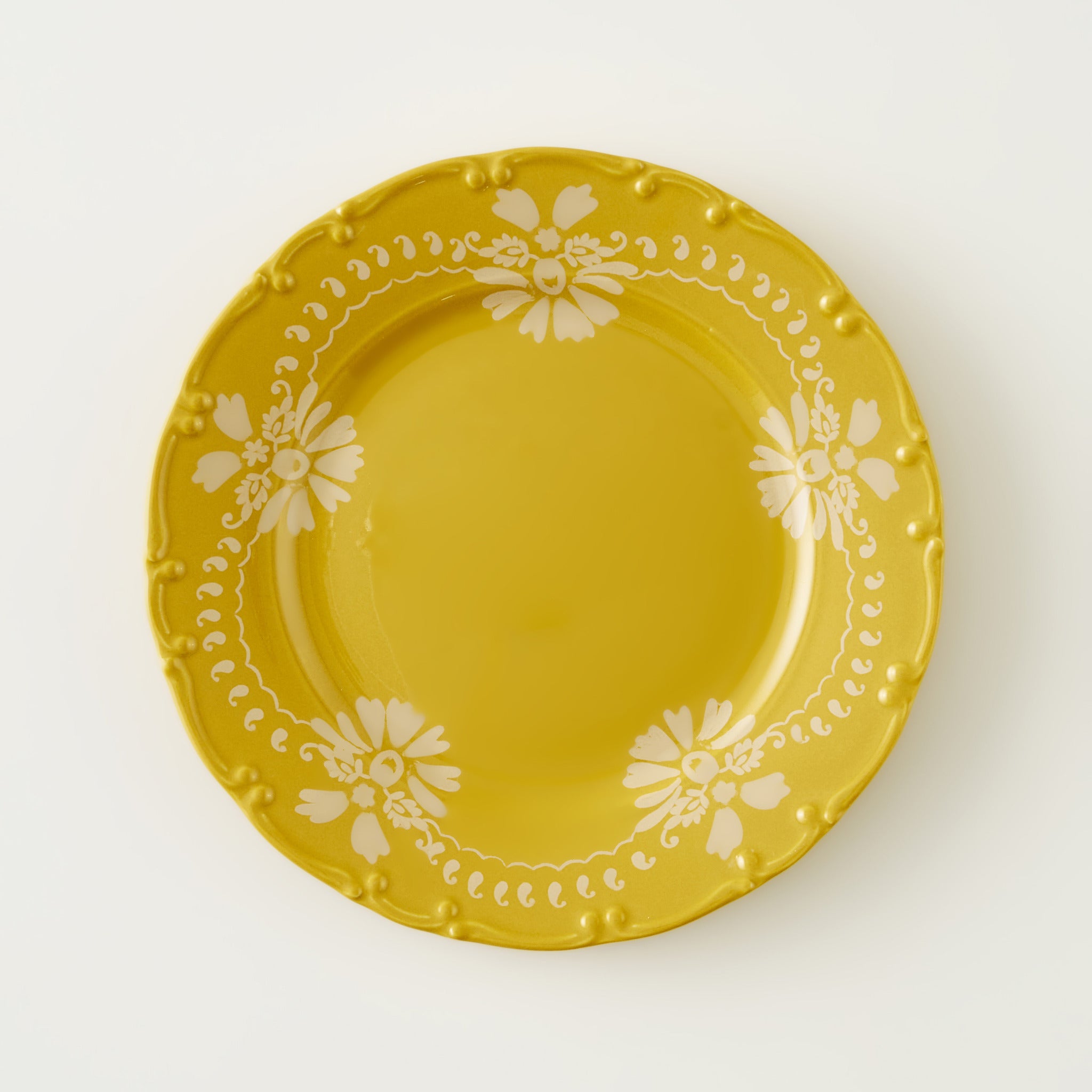 Indian Mustard Porcelain Dinner Plate