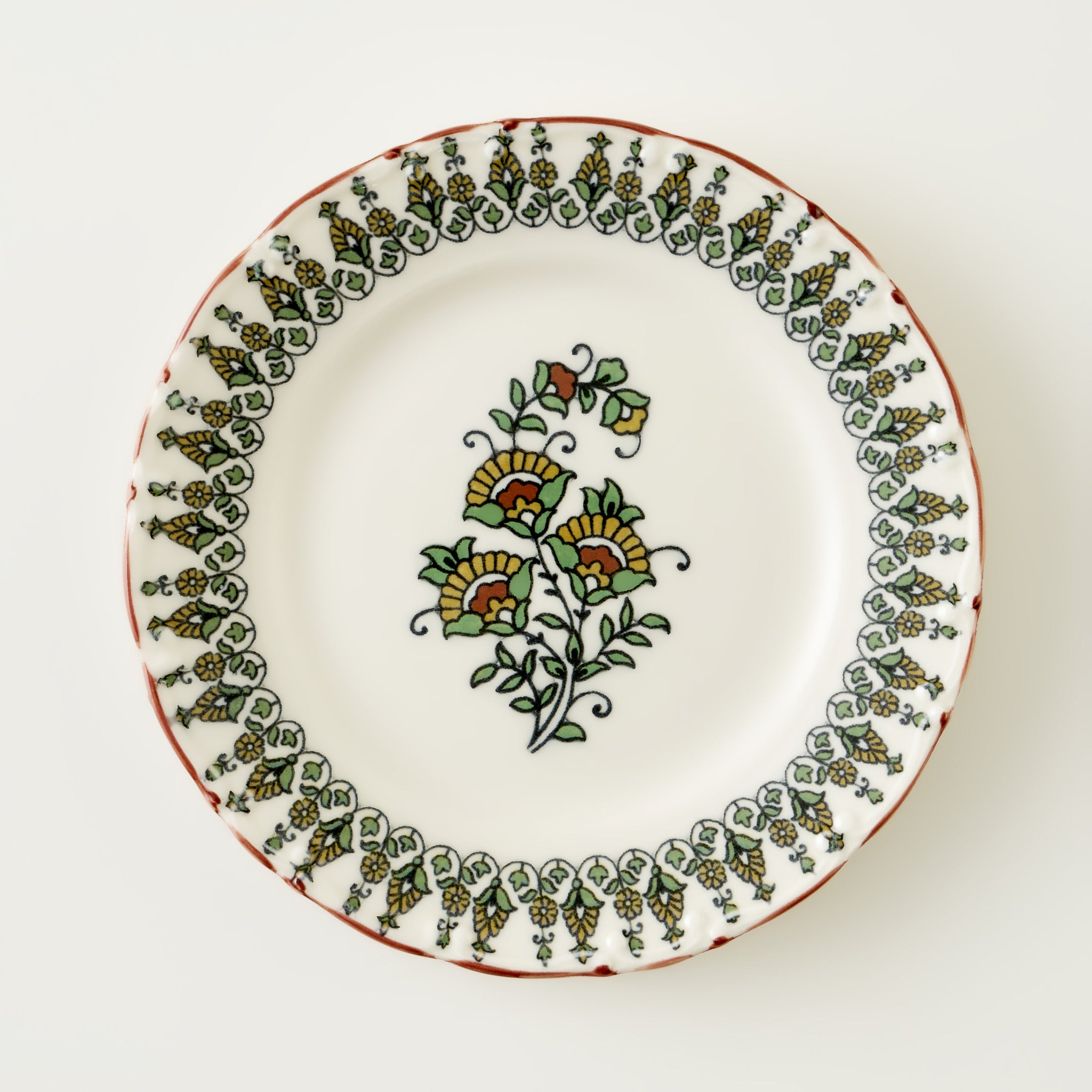Indian Porcelain Dinner Plate