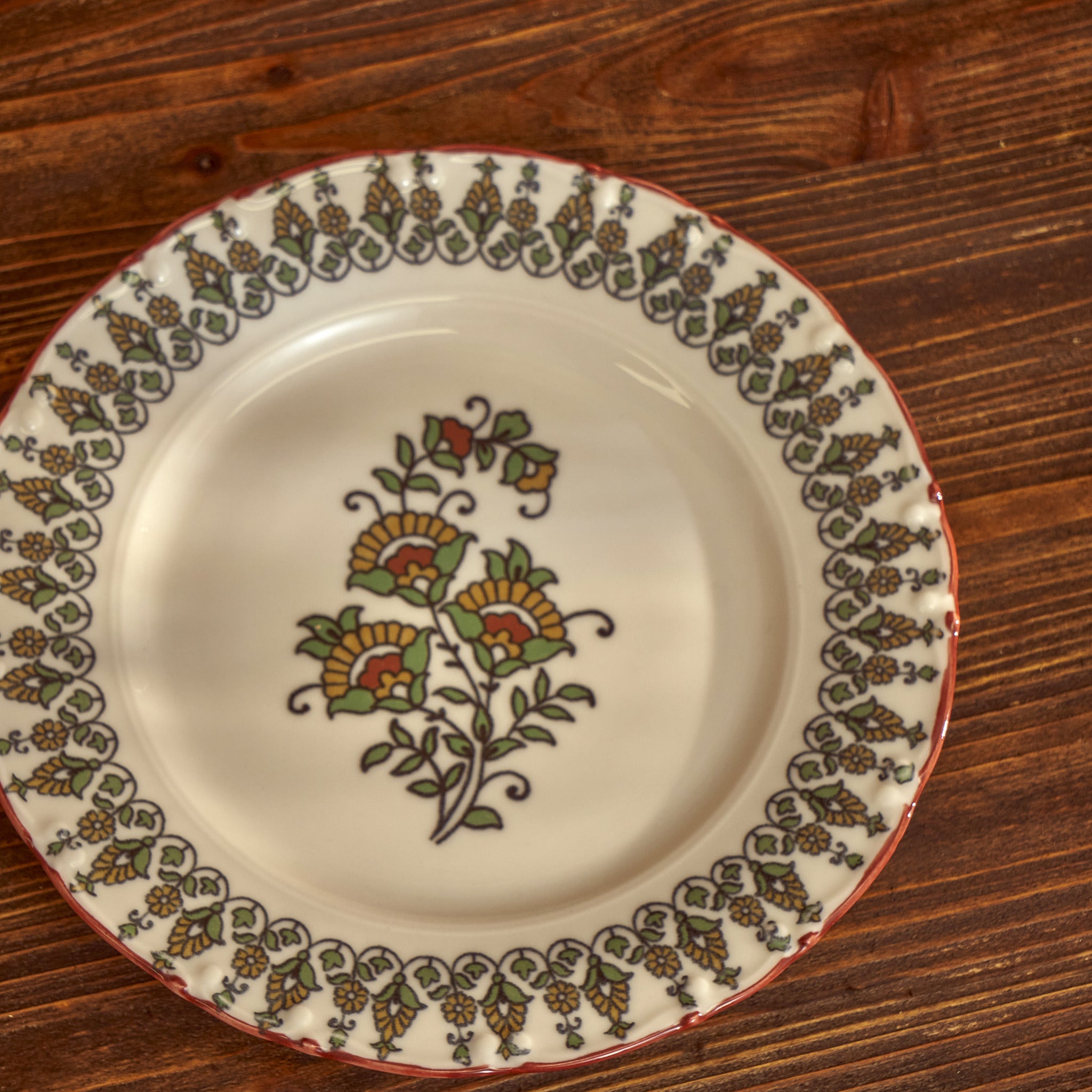 Indian Porcelain Dinner Plate