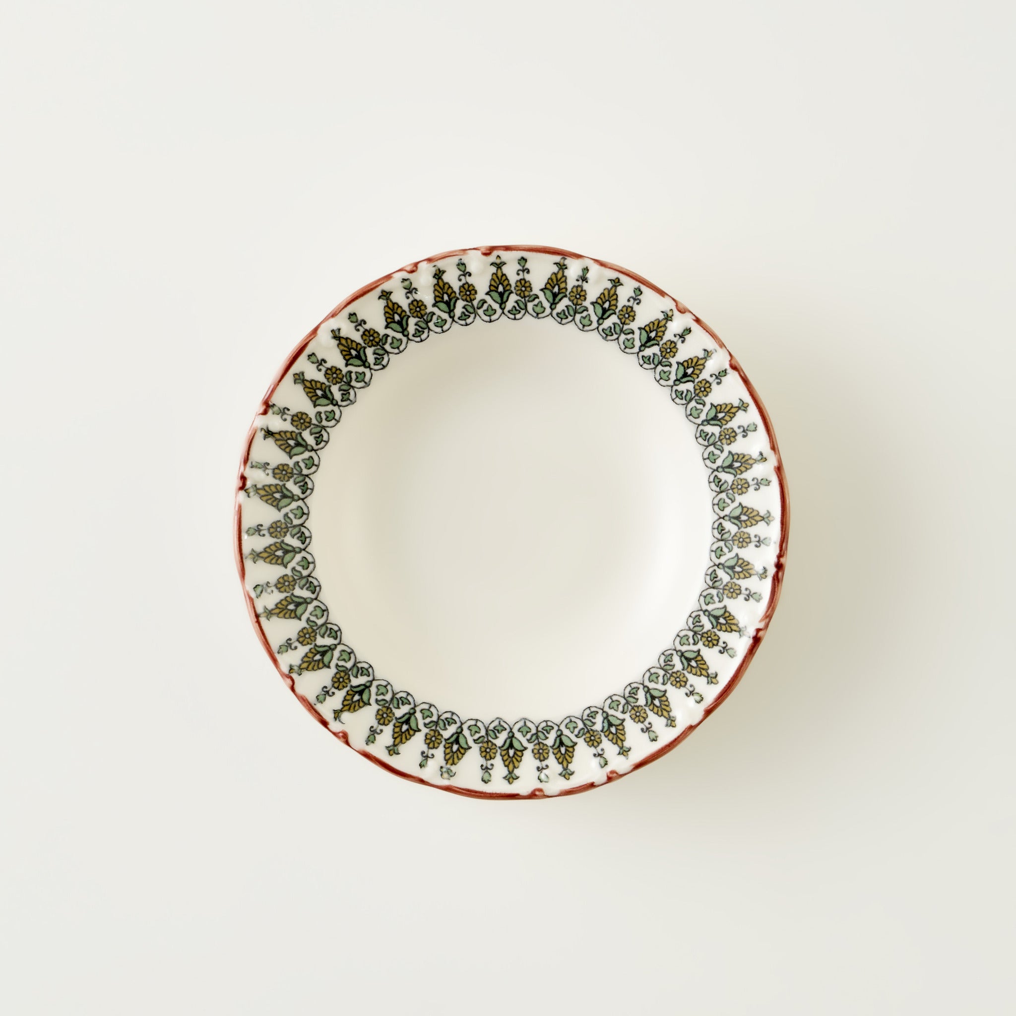 Indian Porcelain Salad Plate