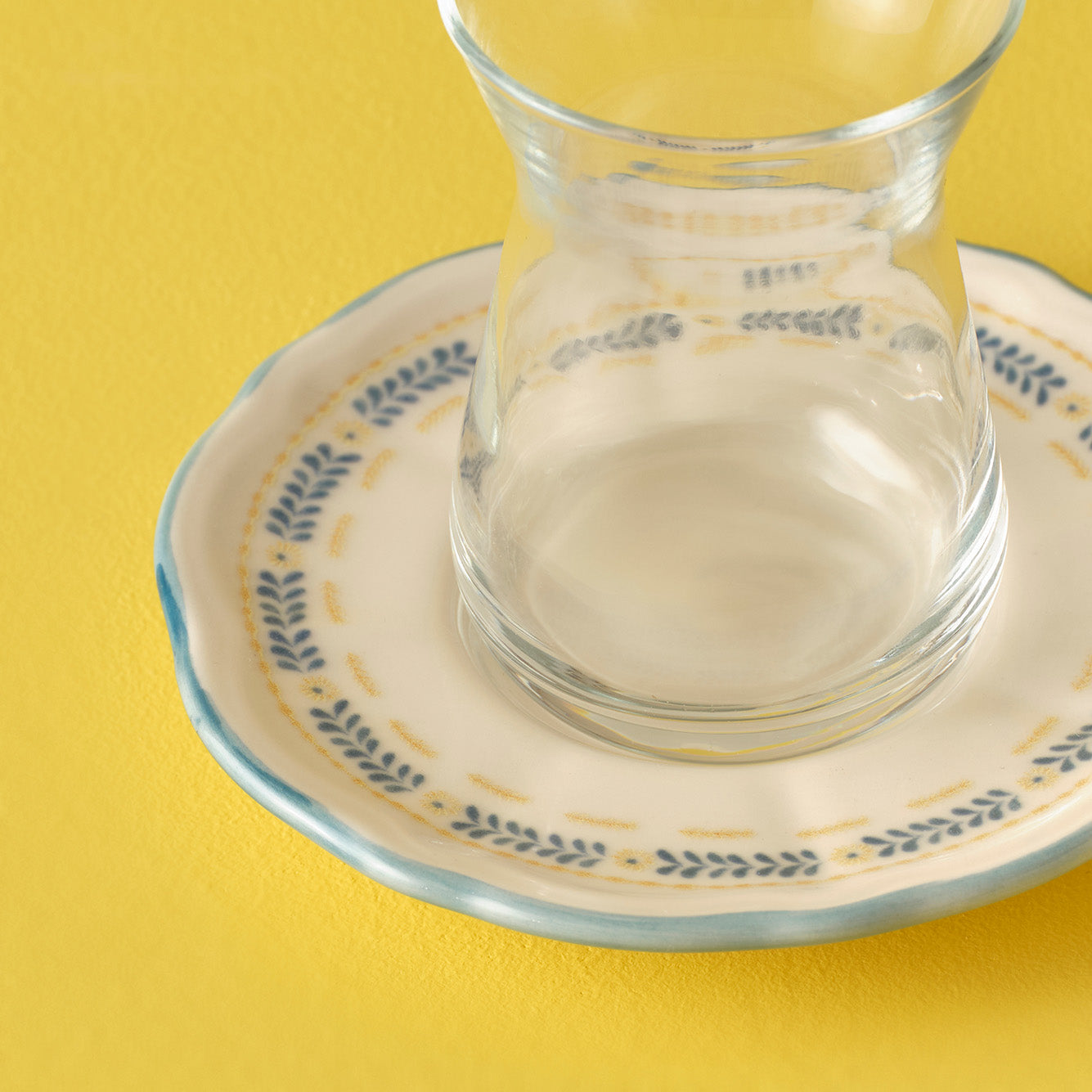 Liana 6 Piece Tea Glass - Saucer Set