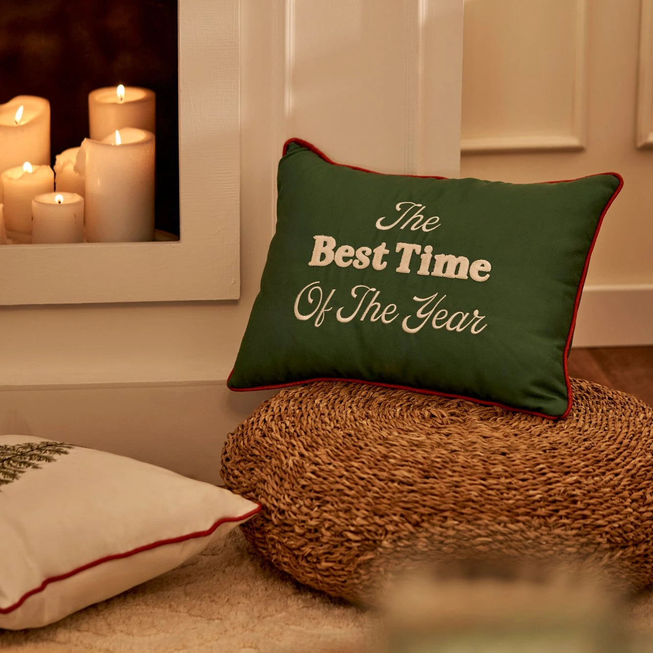 Green Decorative Pillow Cover
