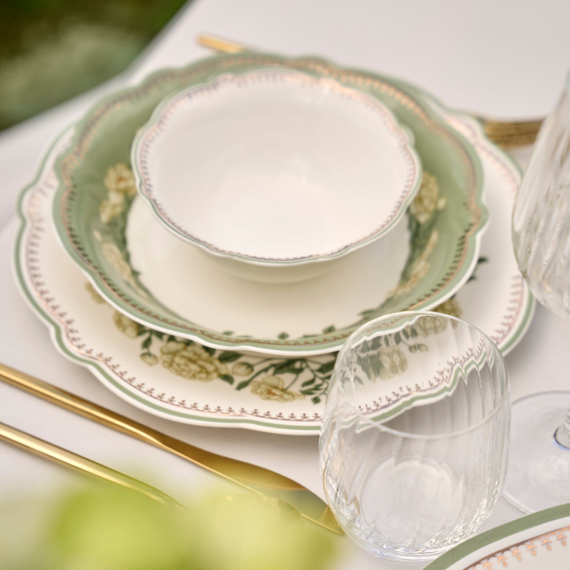 Rebecca New Bone 24-Piece Dinnerware Set view 13