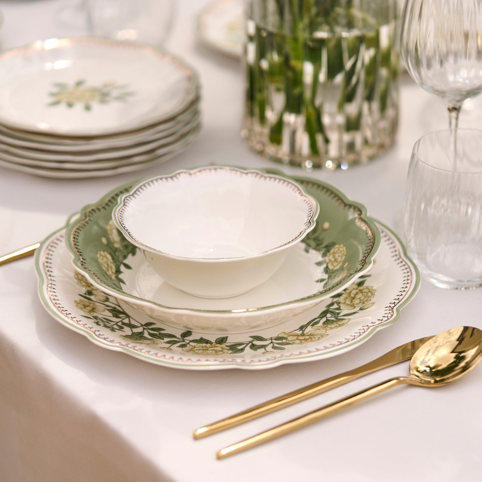 Rebecca New Bone 24-Piece Dinnerware Set view 15