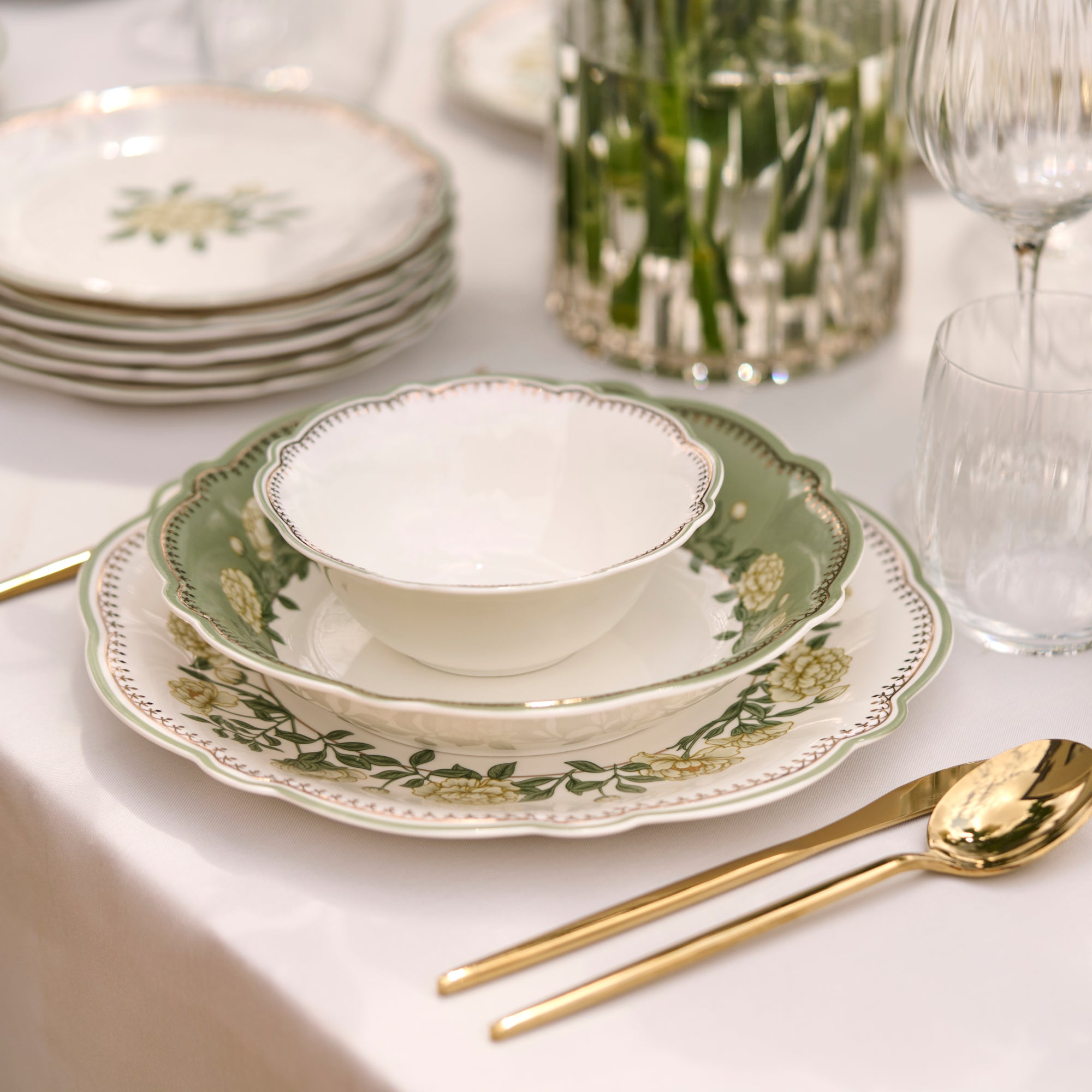 Rebecca New Bone 24-Piece Dinnerware Set view 15