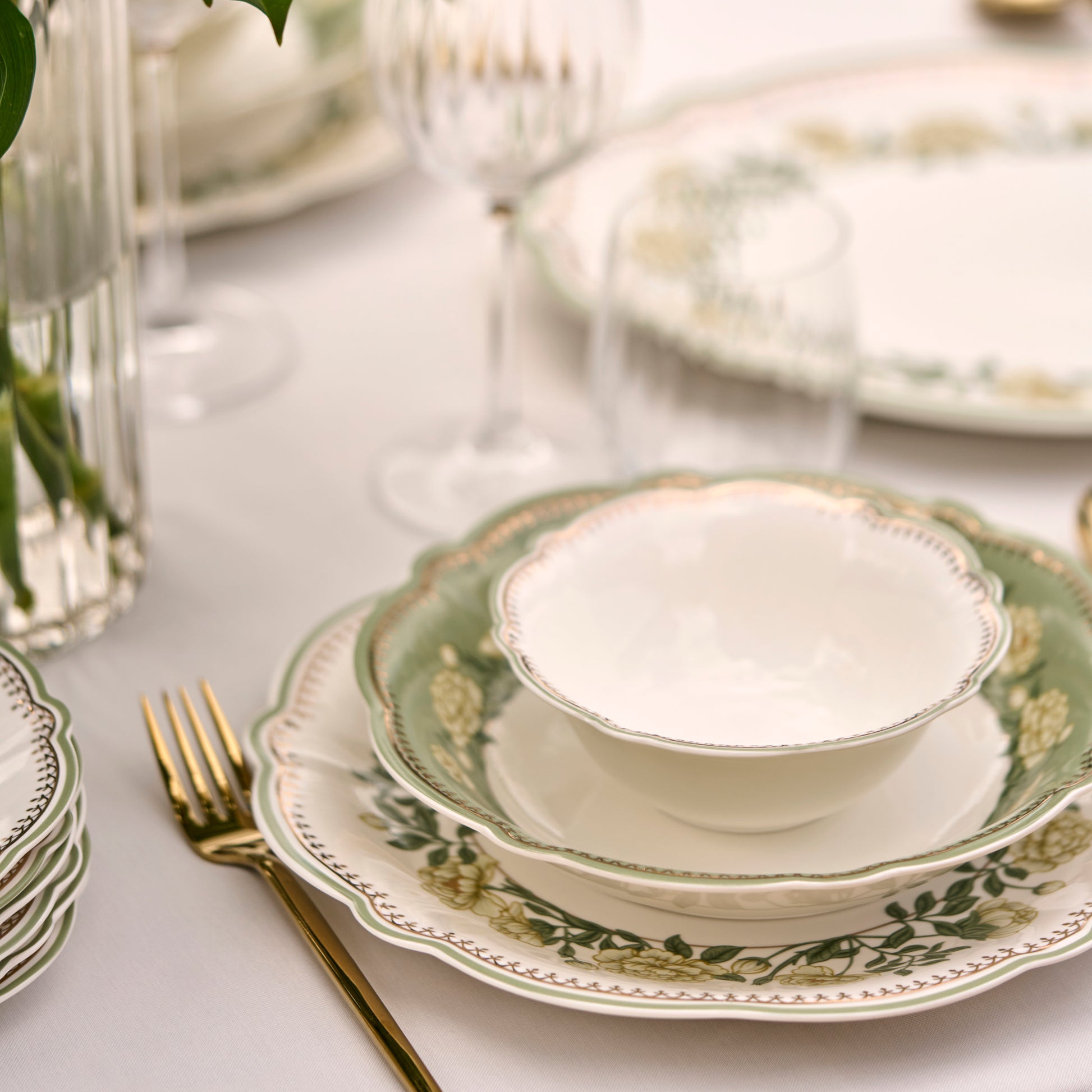 Rebecca New Bone 24-Piece Dinnerware Set view 16