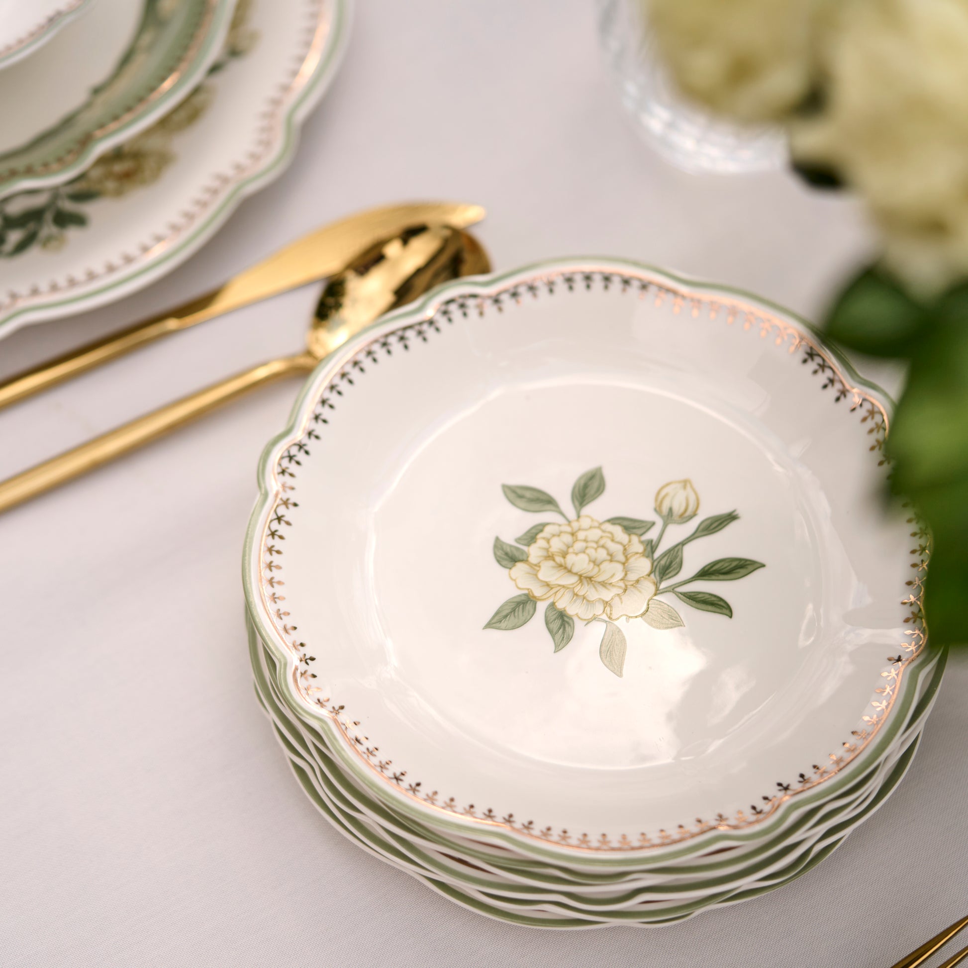 Rebecca New Bone 24-Piece Dinnerware Set view 25
