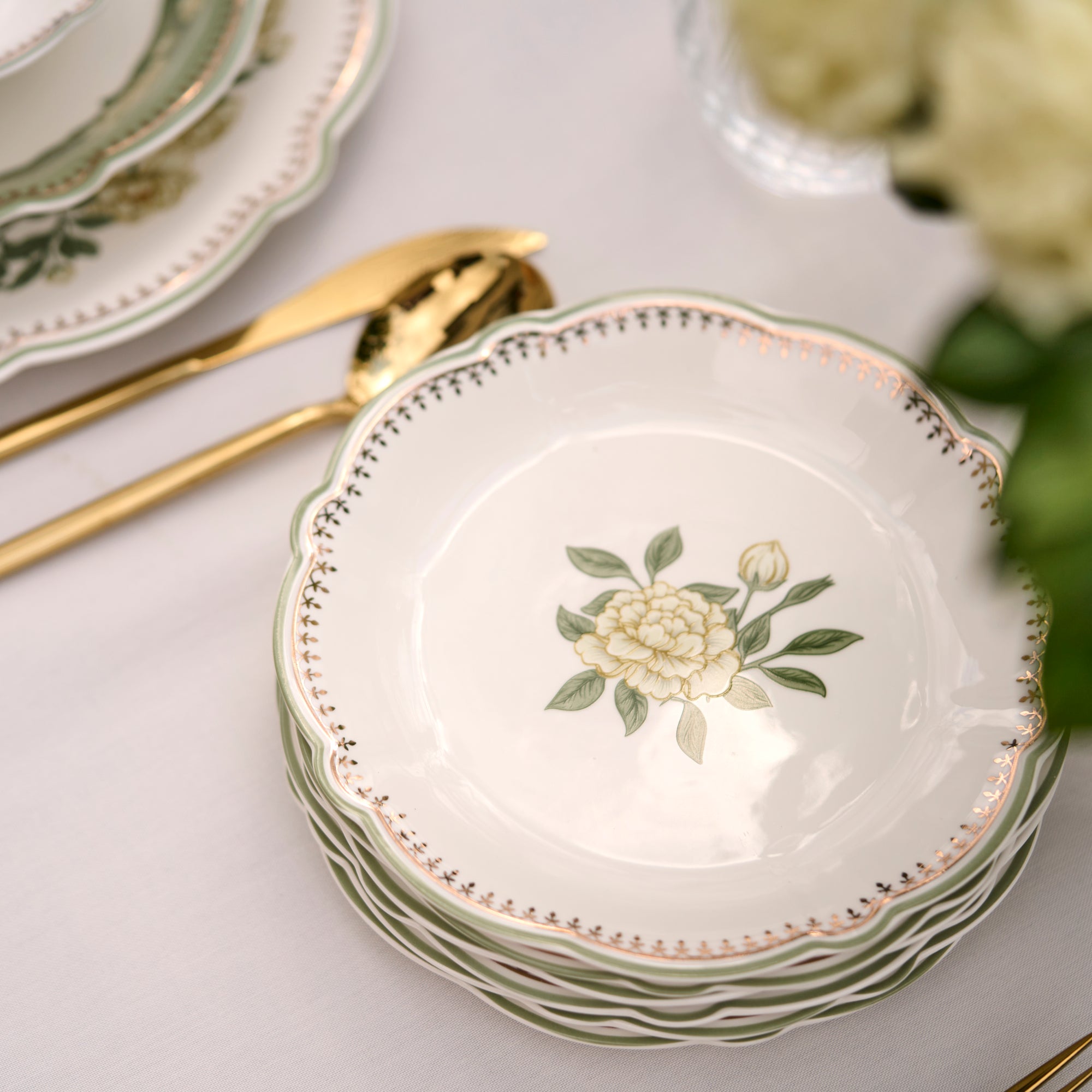 Rebecca New Bone 24-Piece Dinnerware Set view 25