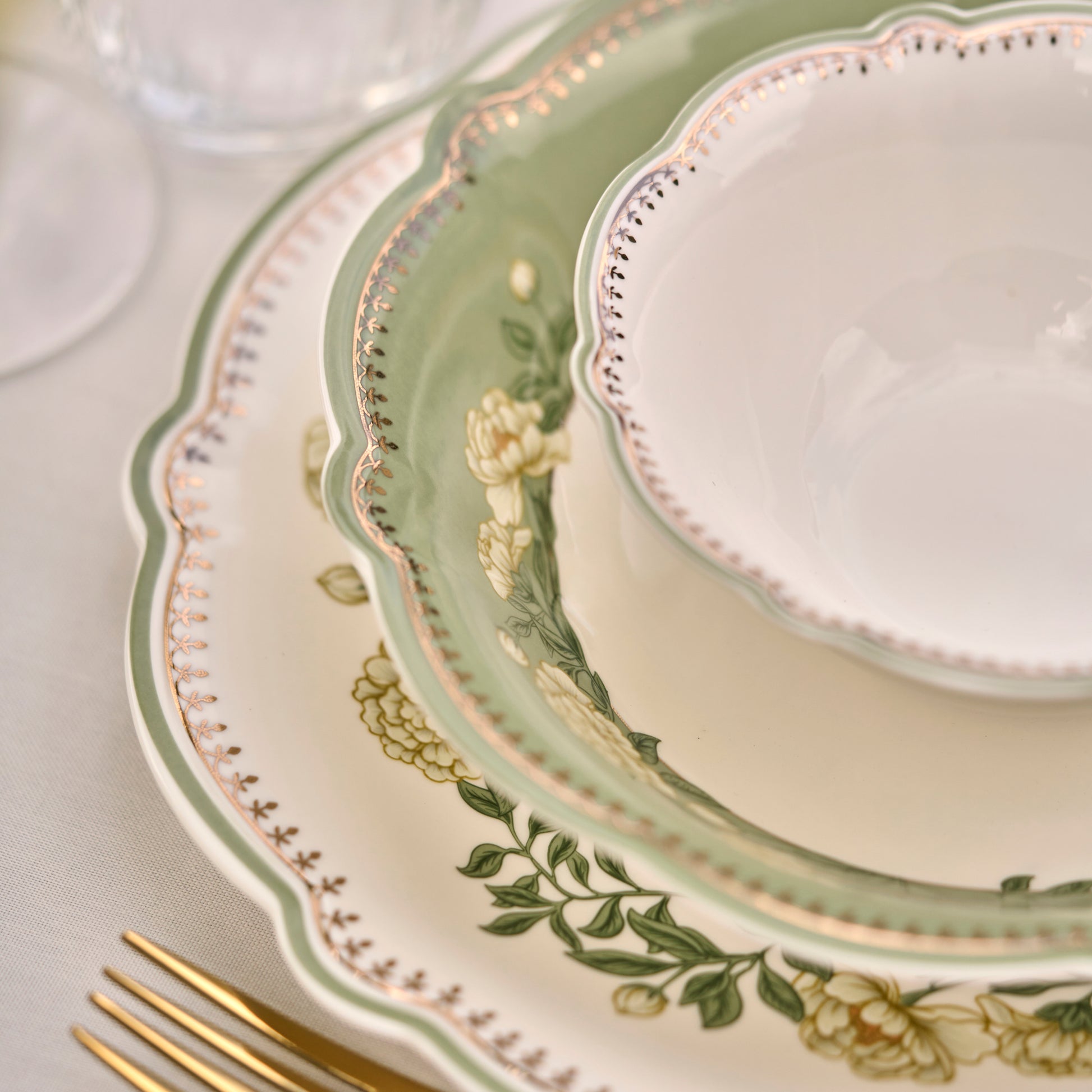 Rebecca New Bone 24-Piece Dinnerware Set view 3