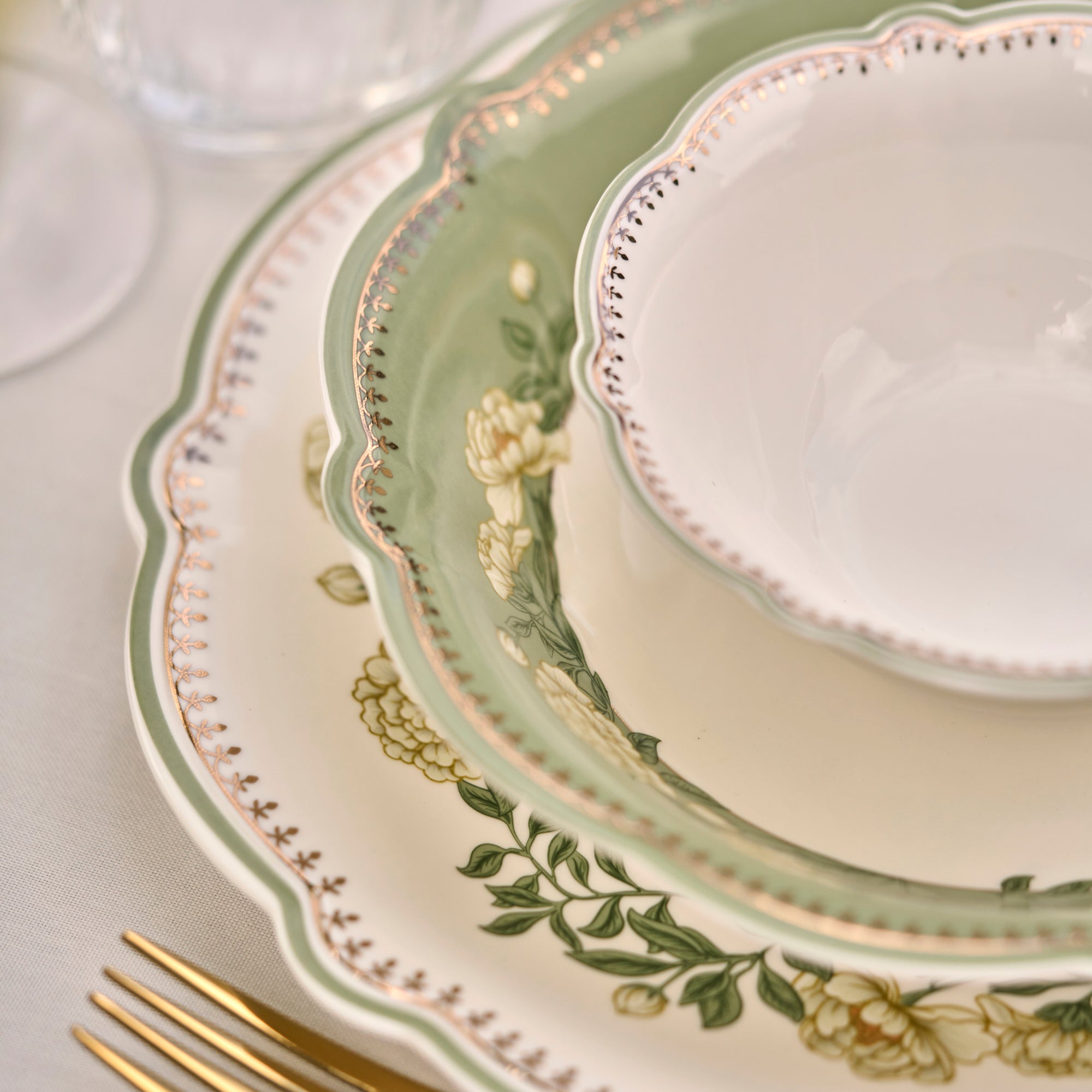 Rebecca New Bone 24-Piece Dinnerware Set view 3