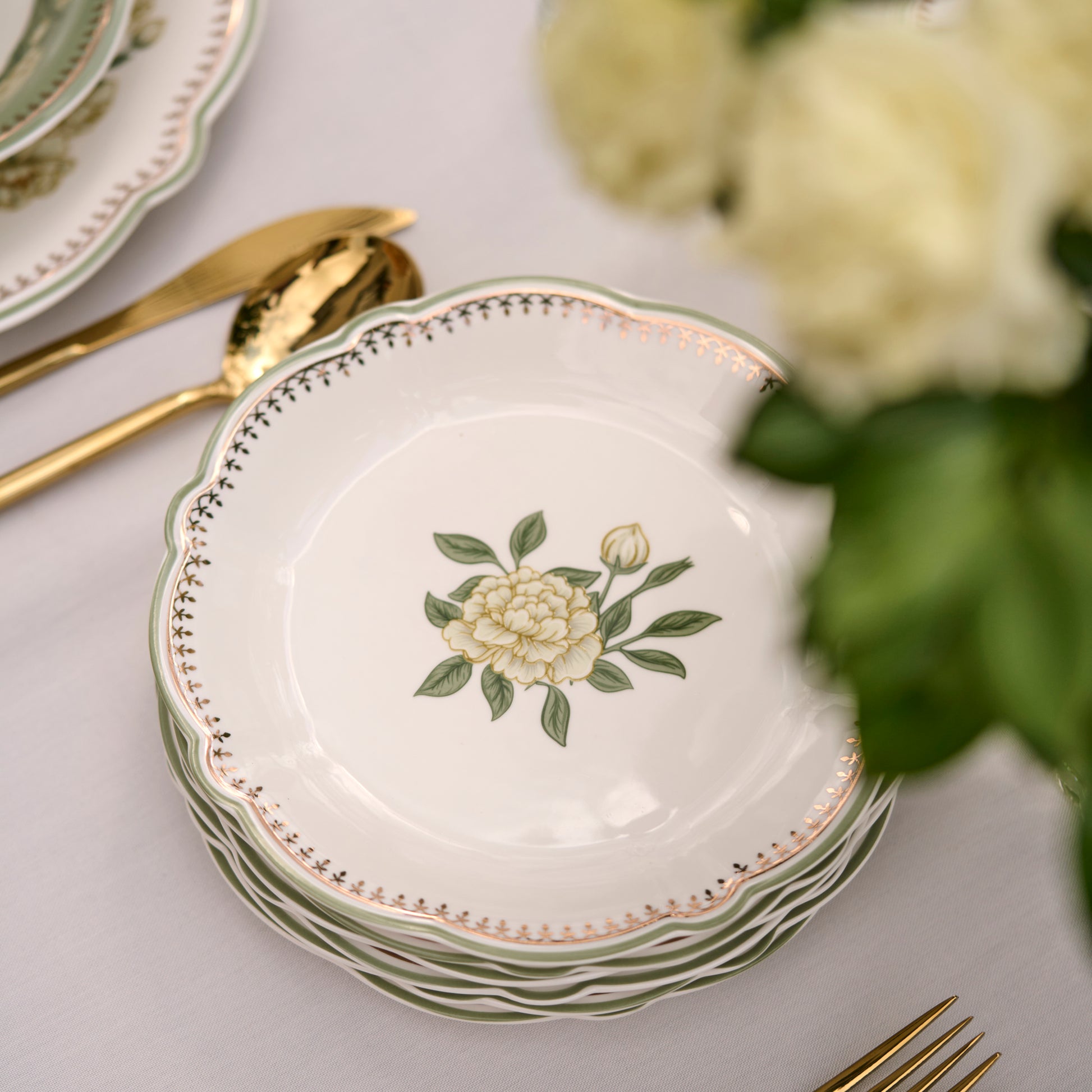 Rebecca New Bone 24-Piece Dinnerware Set view 6